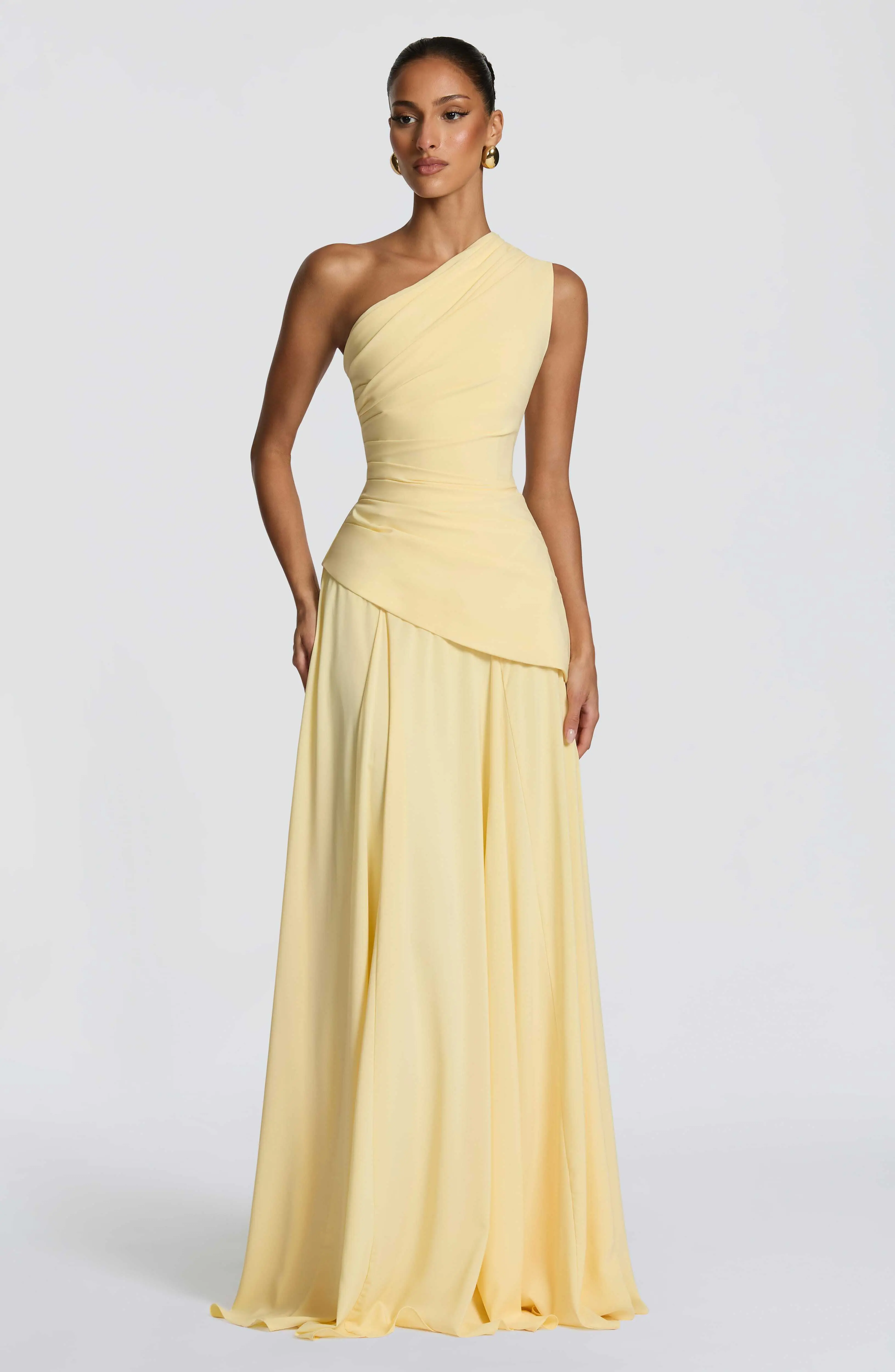 Bianca Maxi Dress - Lemon - Image 6
