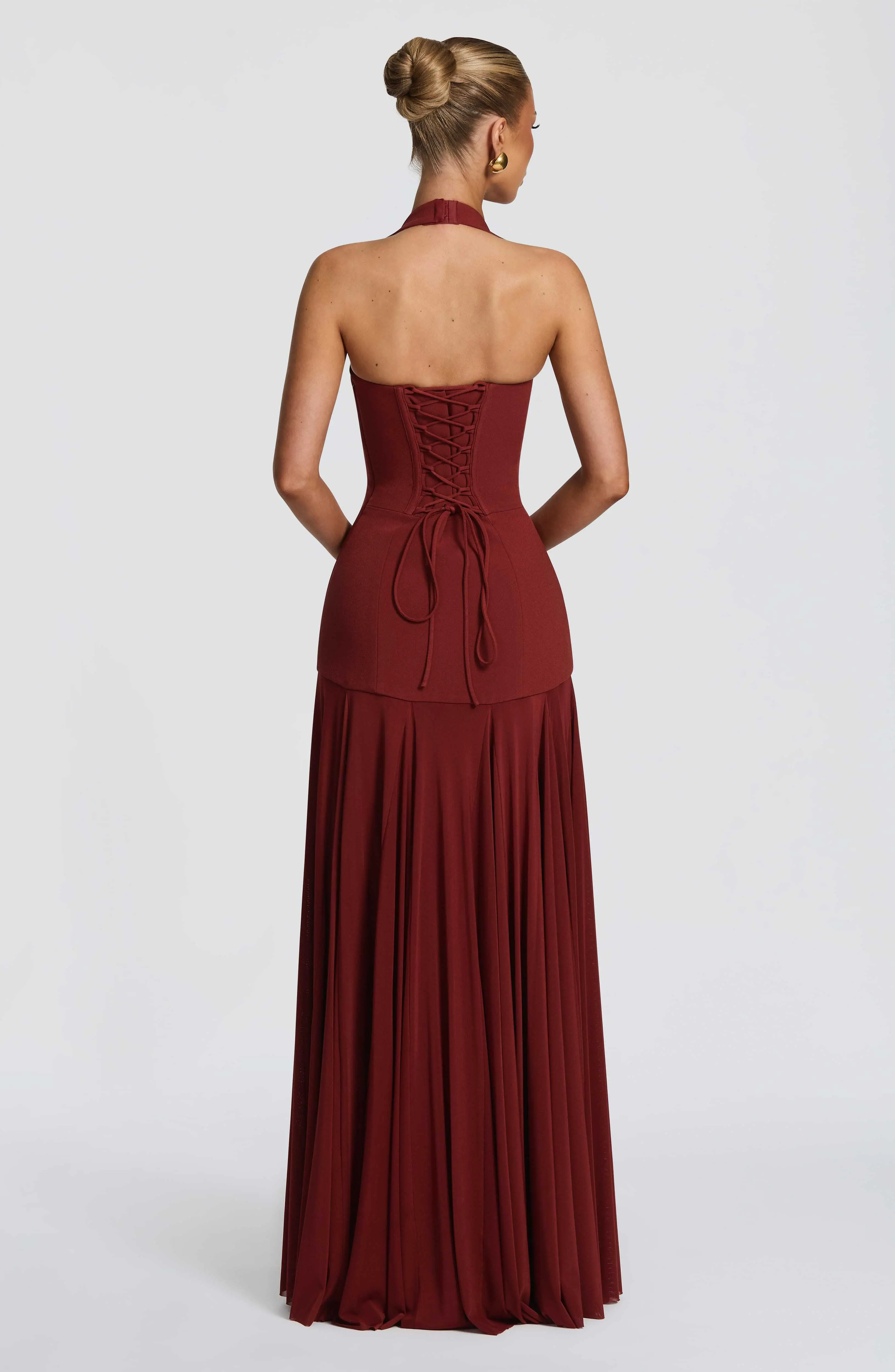 Cyrene Maxi Dress - Deep Rust - Image 3