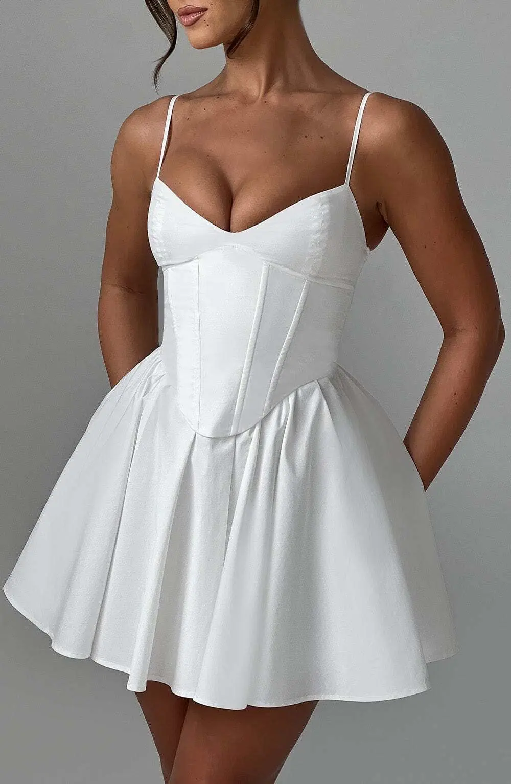 Analeigh Mini Dress - Ivory - Image 6