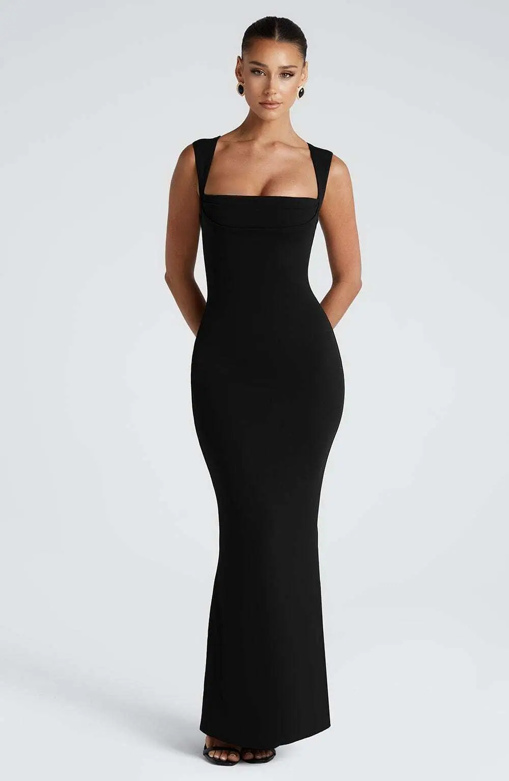 Helena Maxi Dress - Black - Image 7