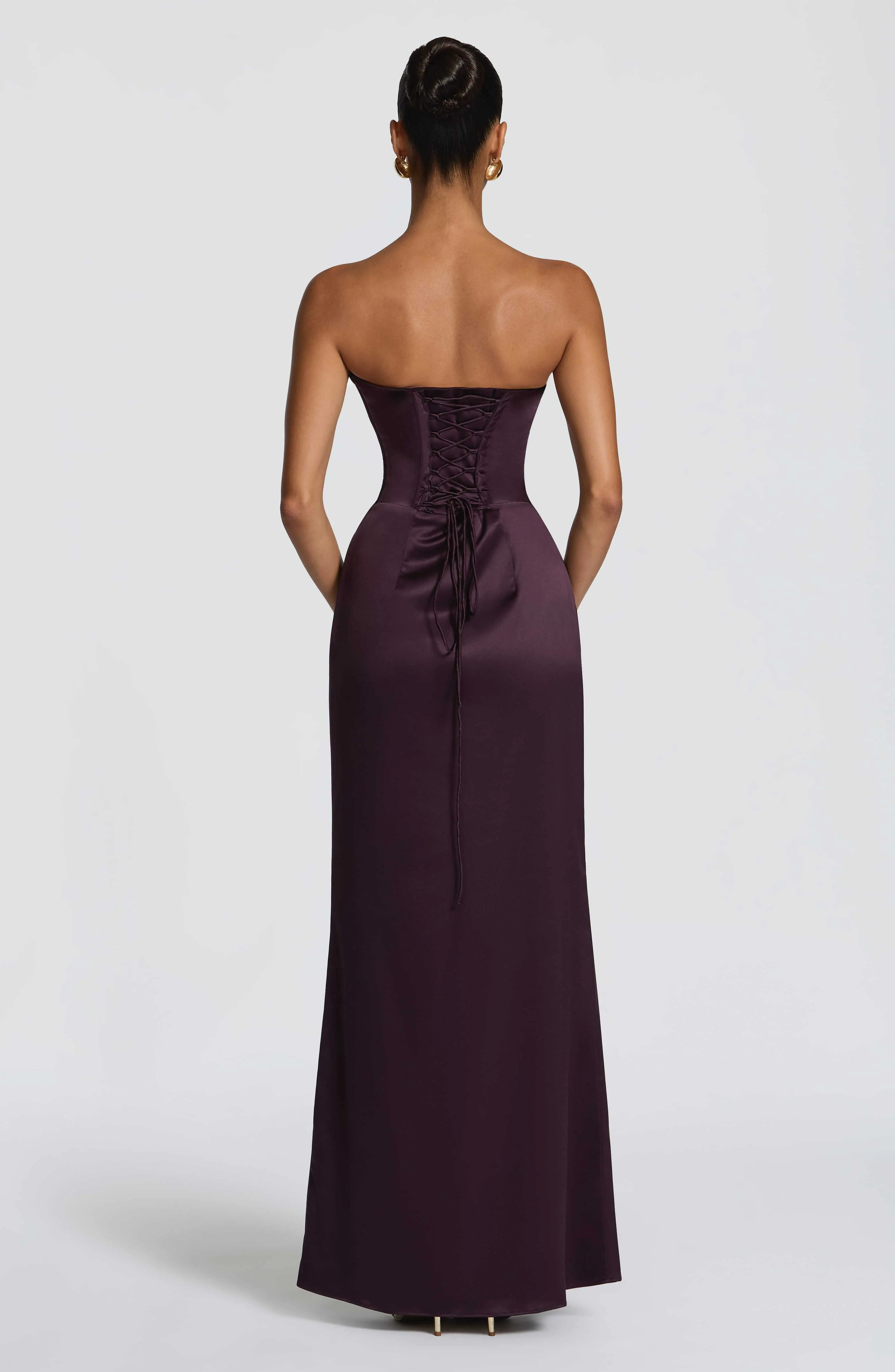 Vessa Maxi Dress - Plum - Image 2