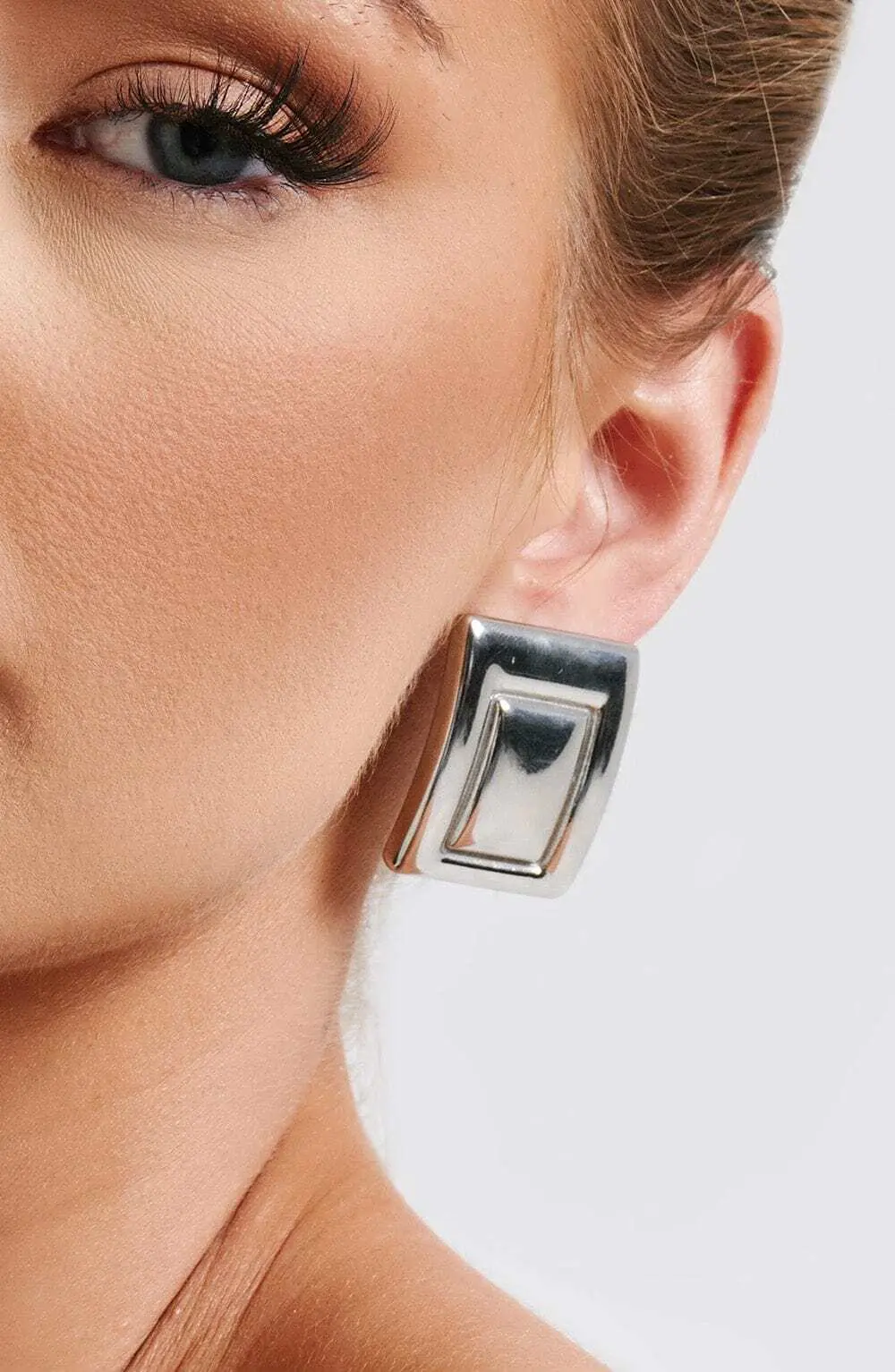 London Earrings - Silver - Image 2