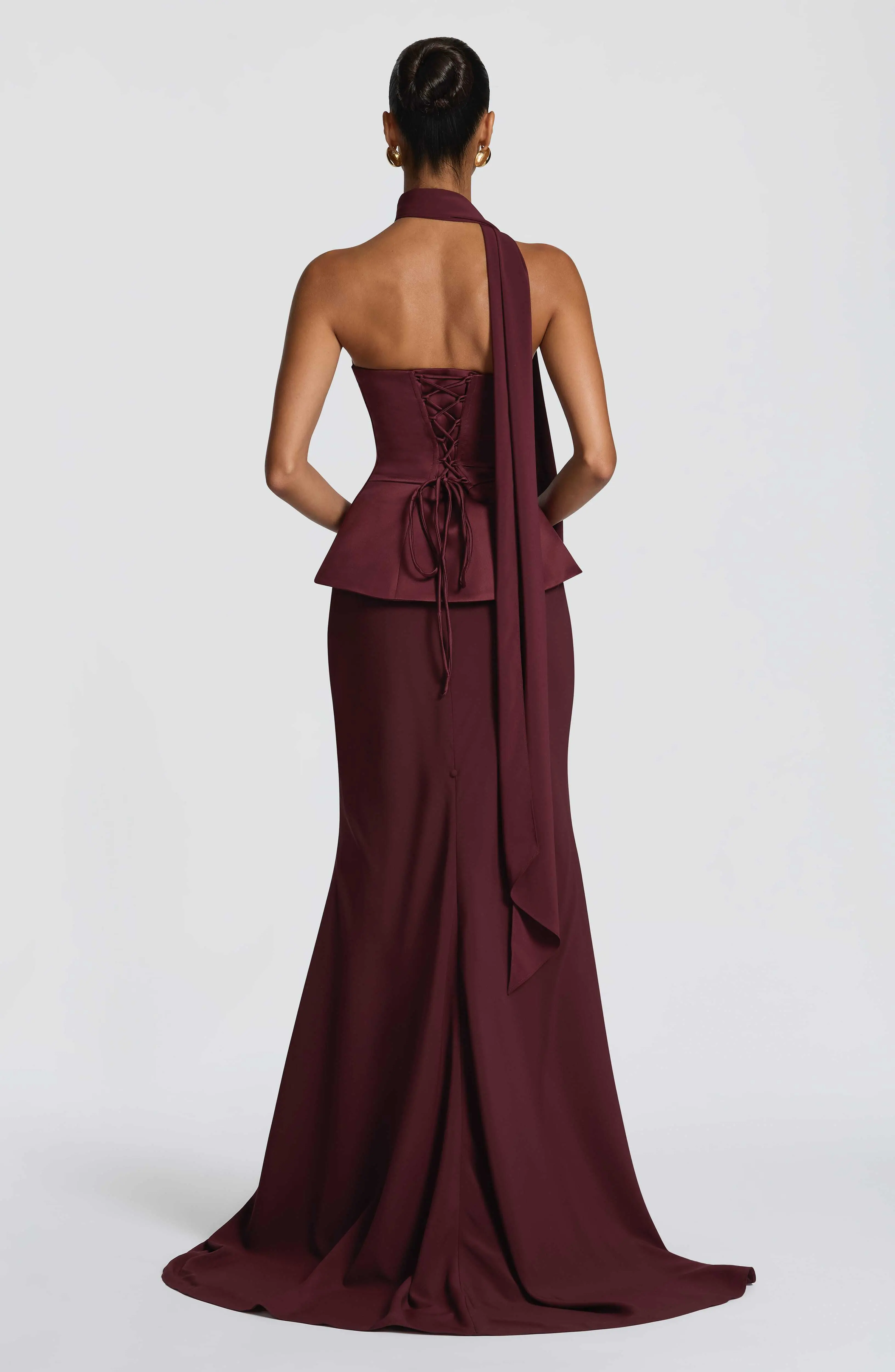 Mila Scarf - Cherry Lacquer - Image 3