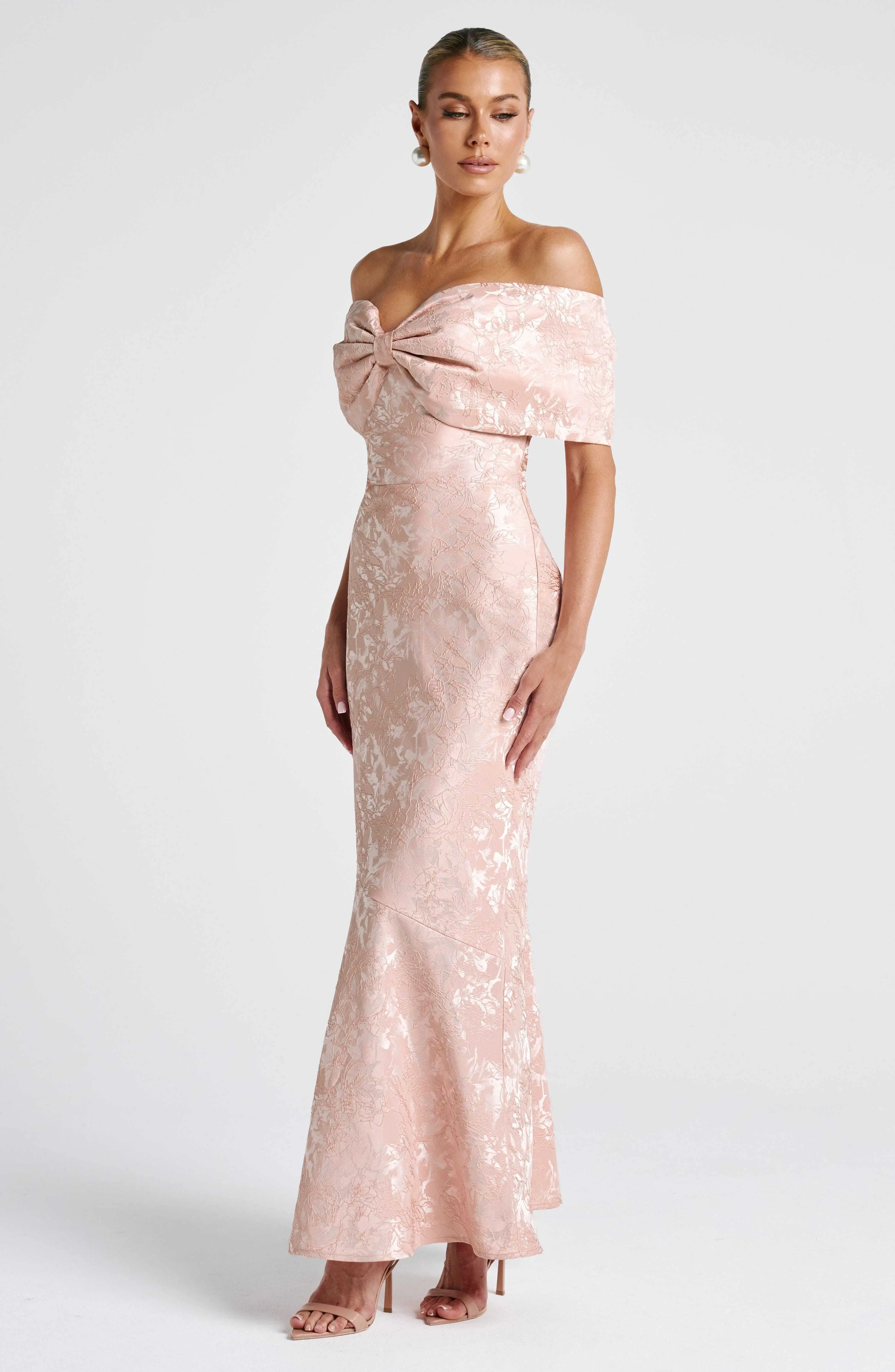 Emberly Maxi Dress - Soft Peach - Image 7