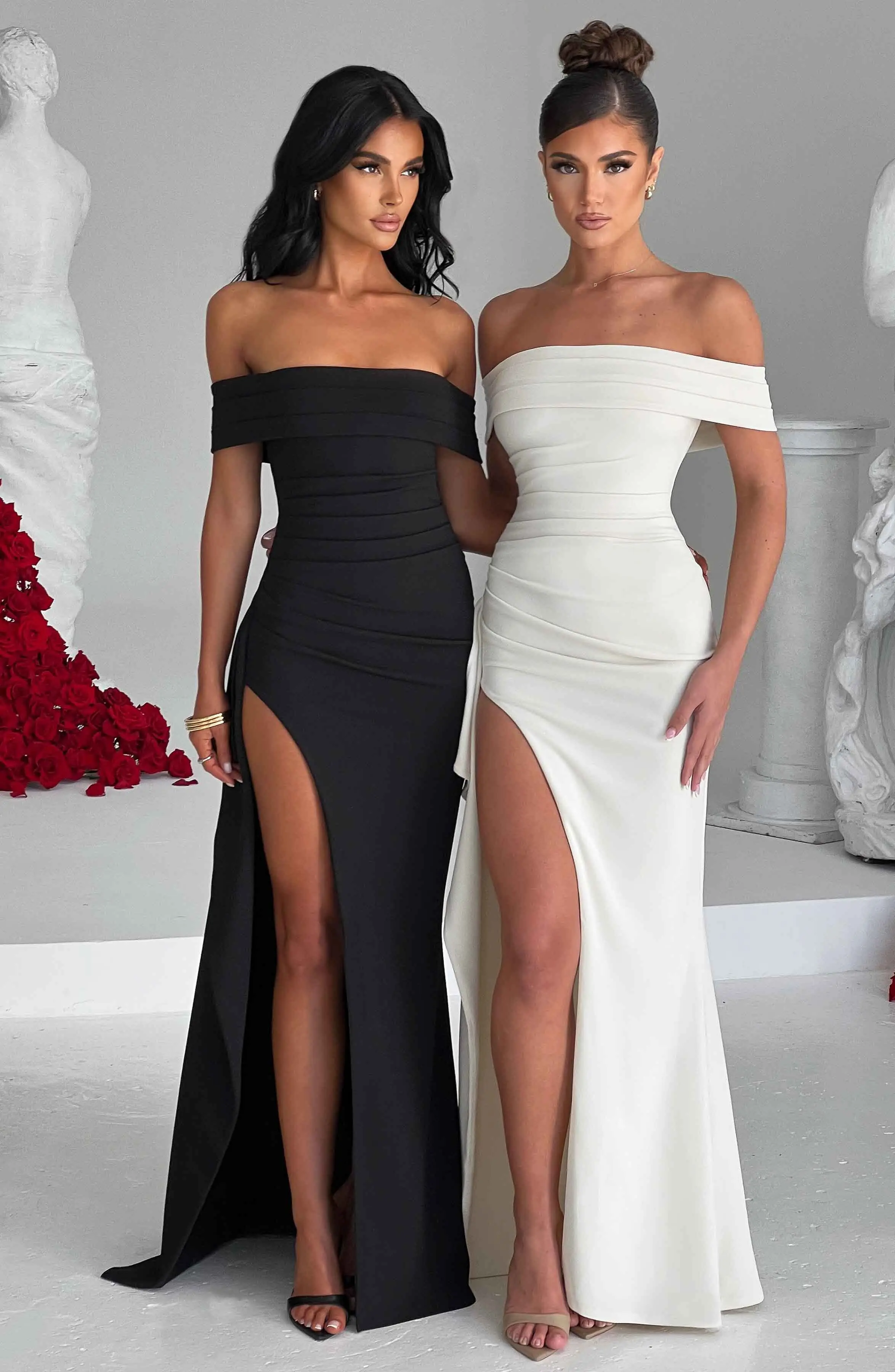Joyce Maxi Dress - Ivory - Image 3