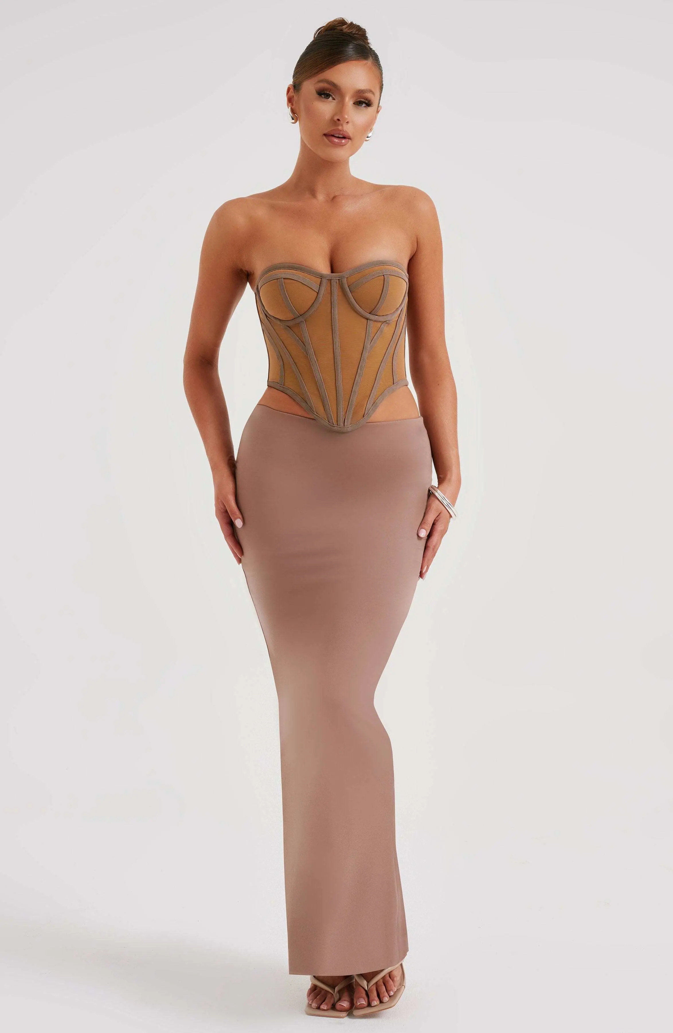 Astrid Maxi Skirt - Chocolate