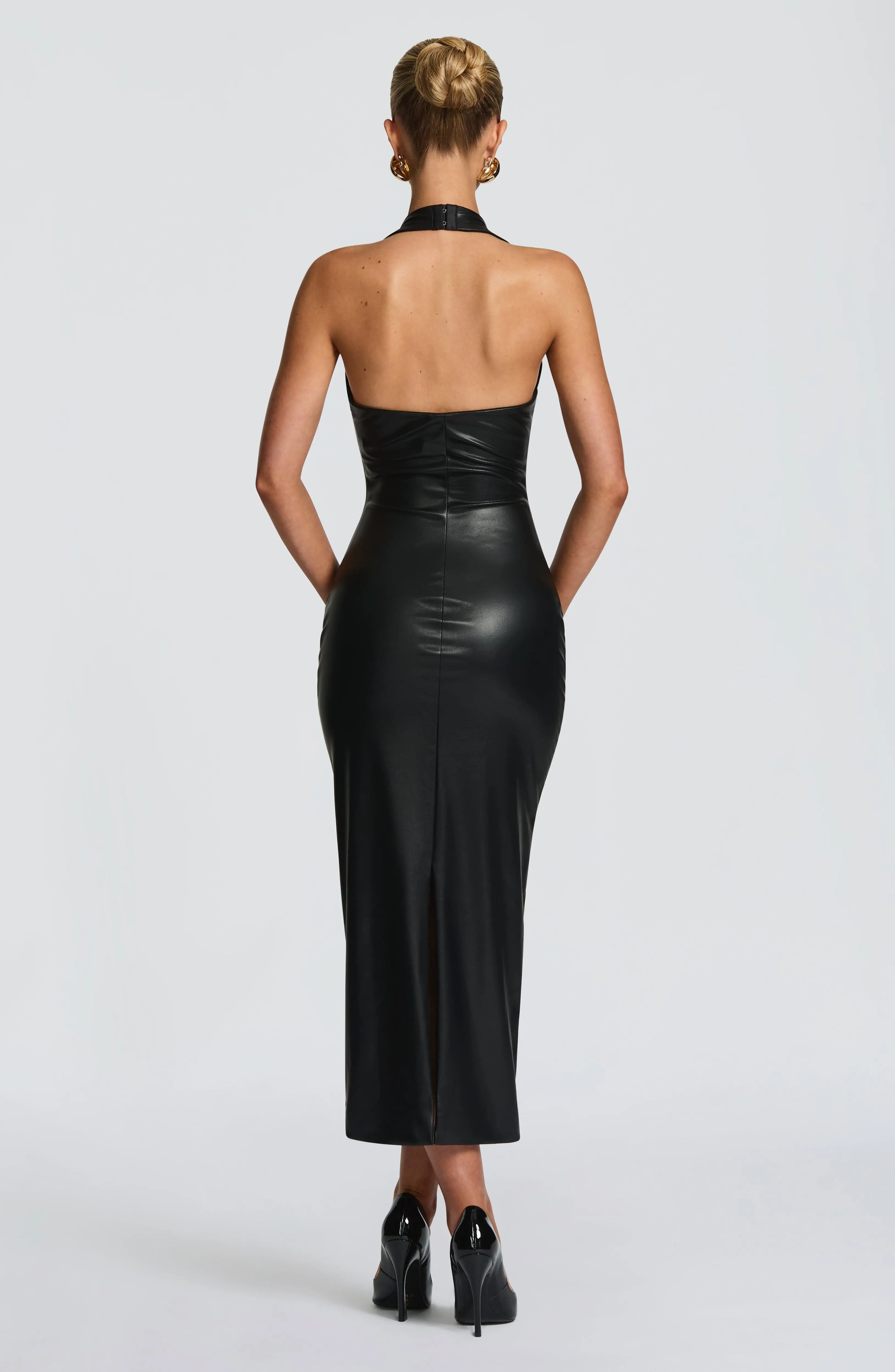 Ainsley Midi Dress - Black - Image 2