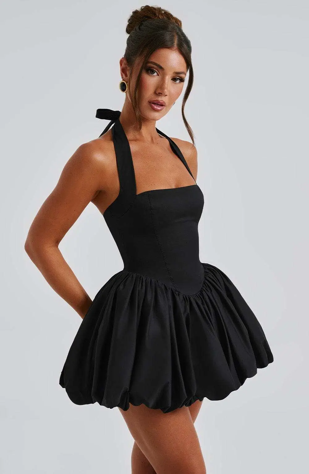 Maricia Mini Dress - Black - Image 8
