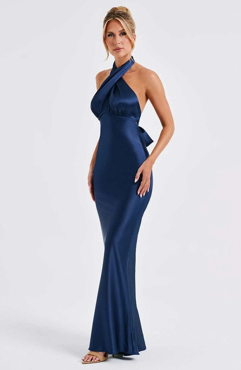 Dimitra Maxi Dress - Navy - Image 5
