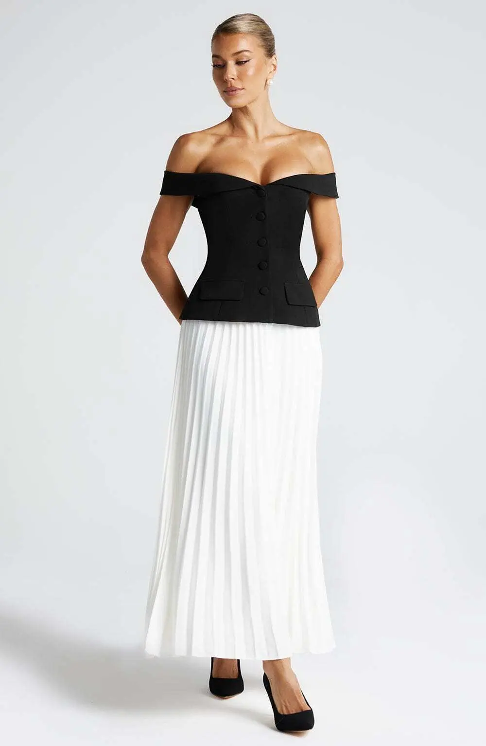 Penny Midi Skirt - Ivory - Image 6