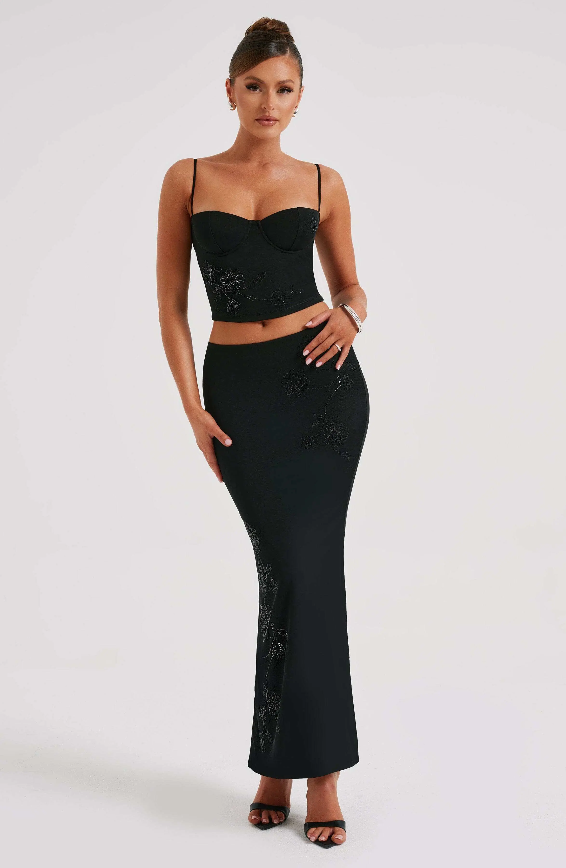 Izi Maxi Skirt - Black - Image 3