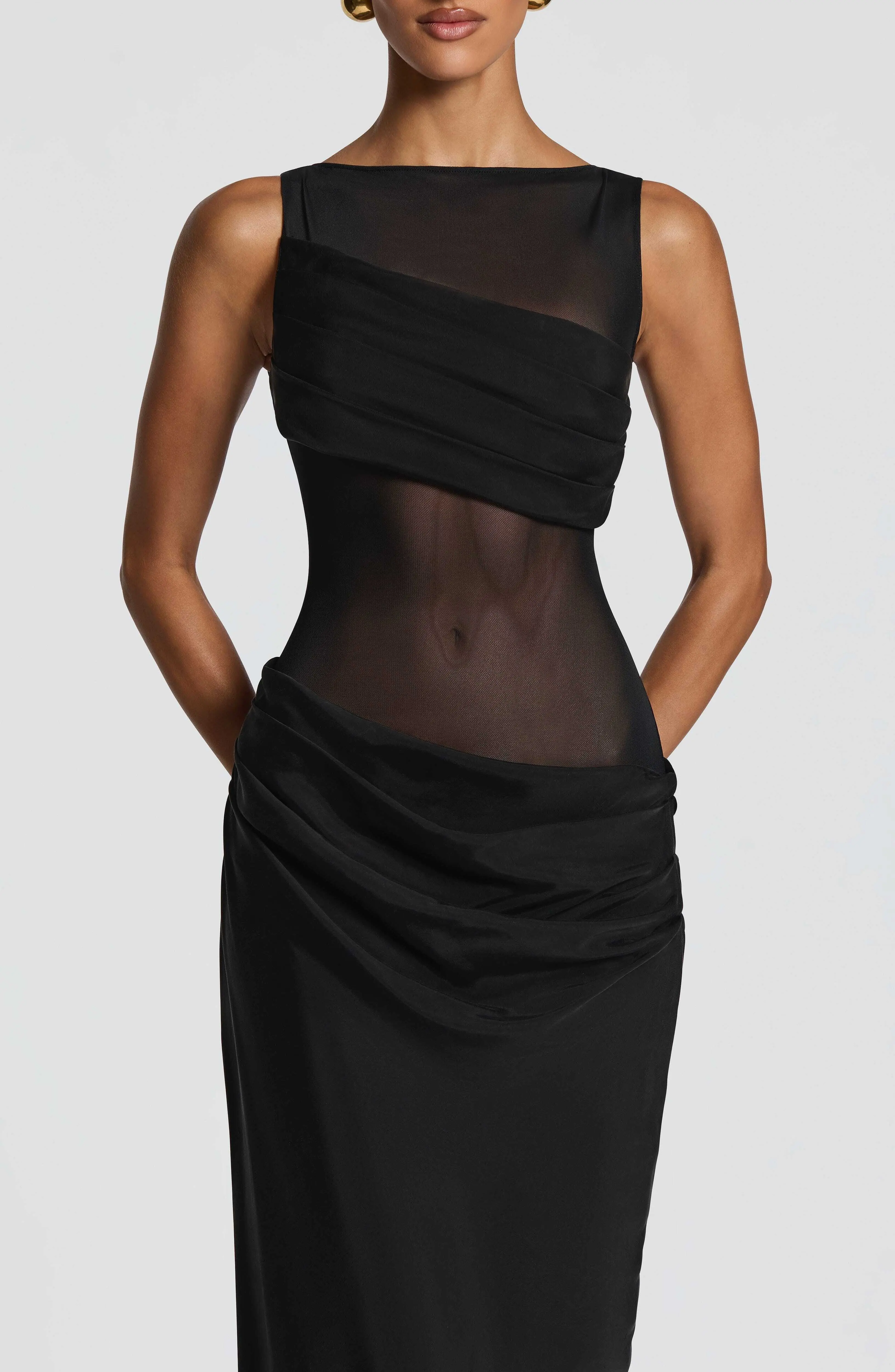 Gracelyn Maxi Dress - Black - Image 5