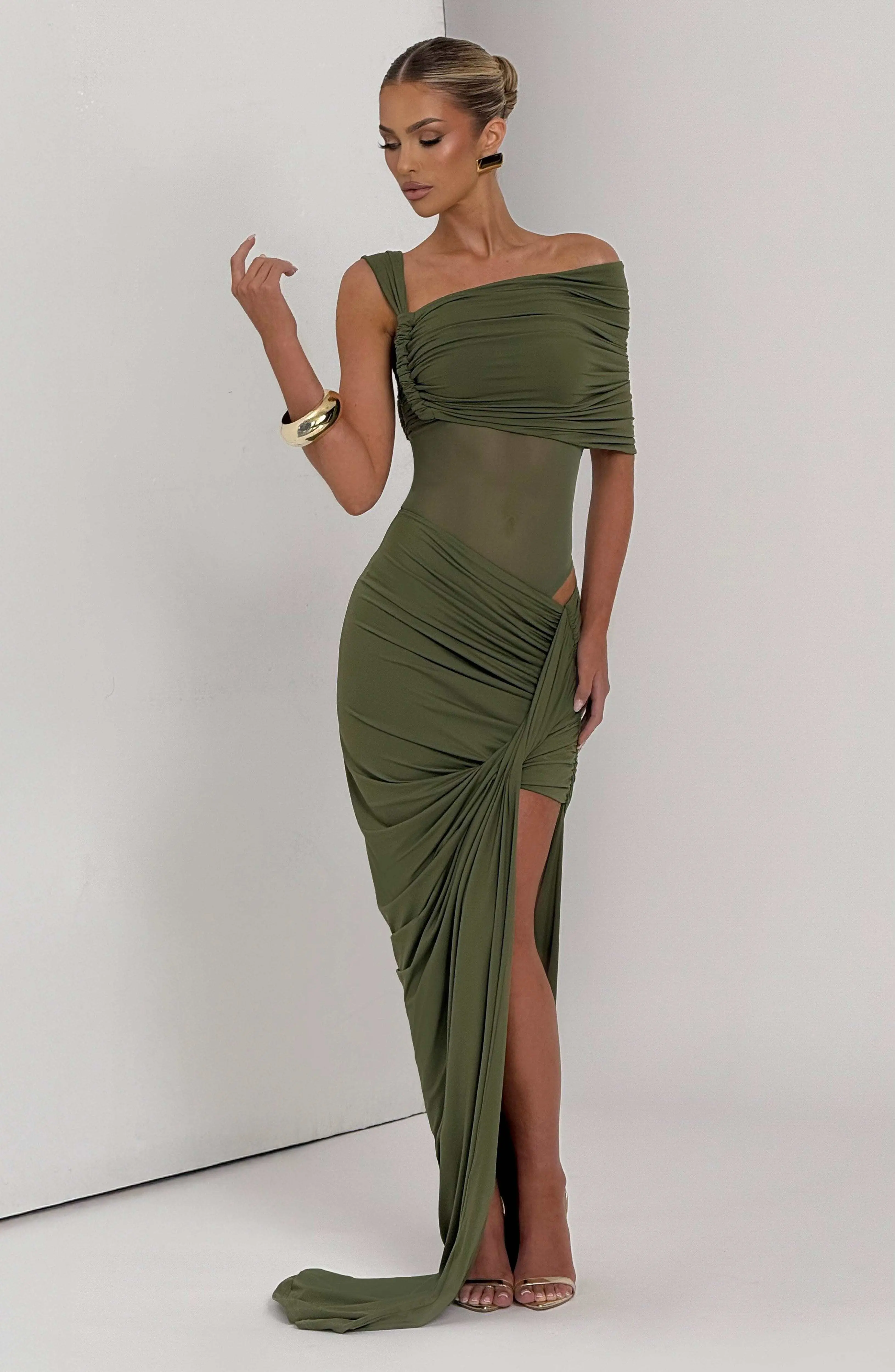 Lisette Bodysuit - Khaki - Image 10
