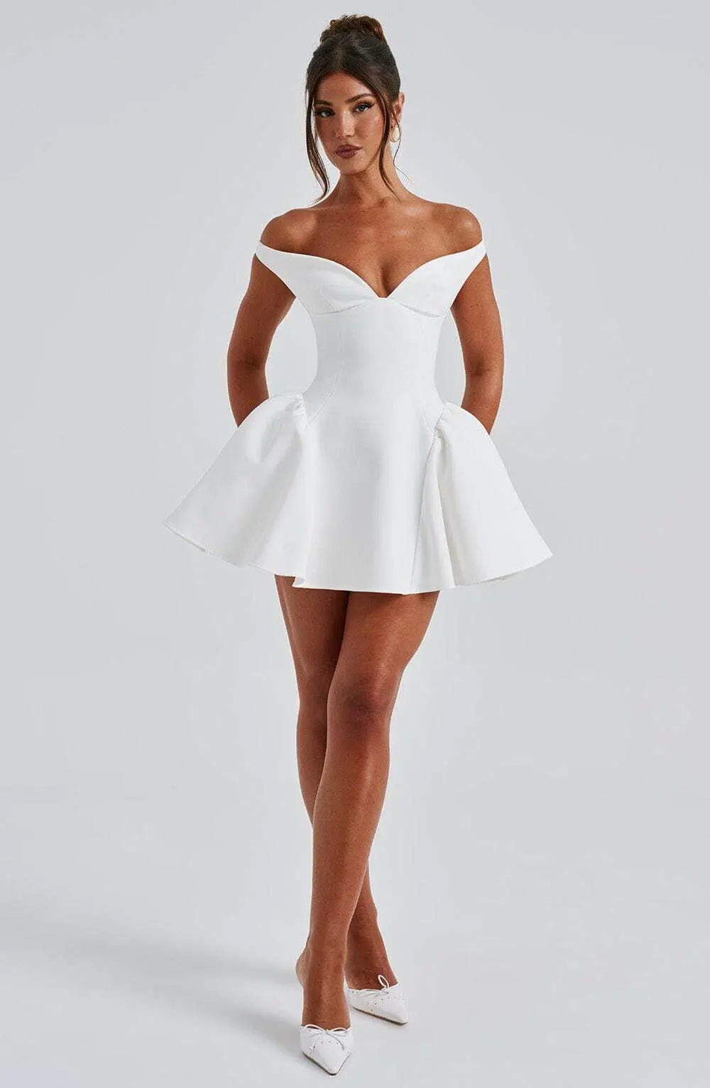 Marla Mini Dress - Ivory - Image 3