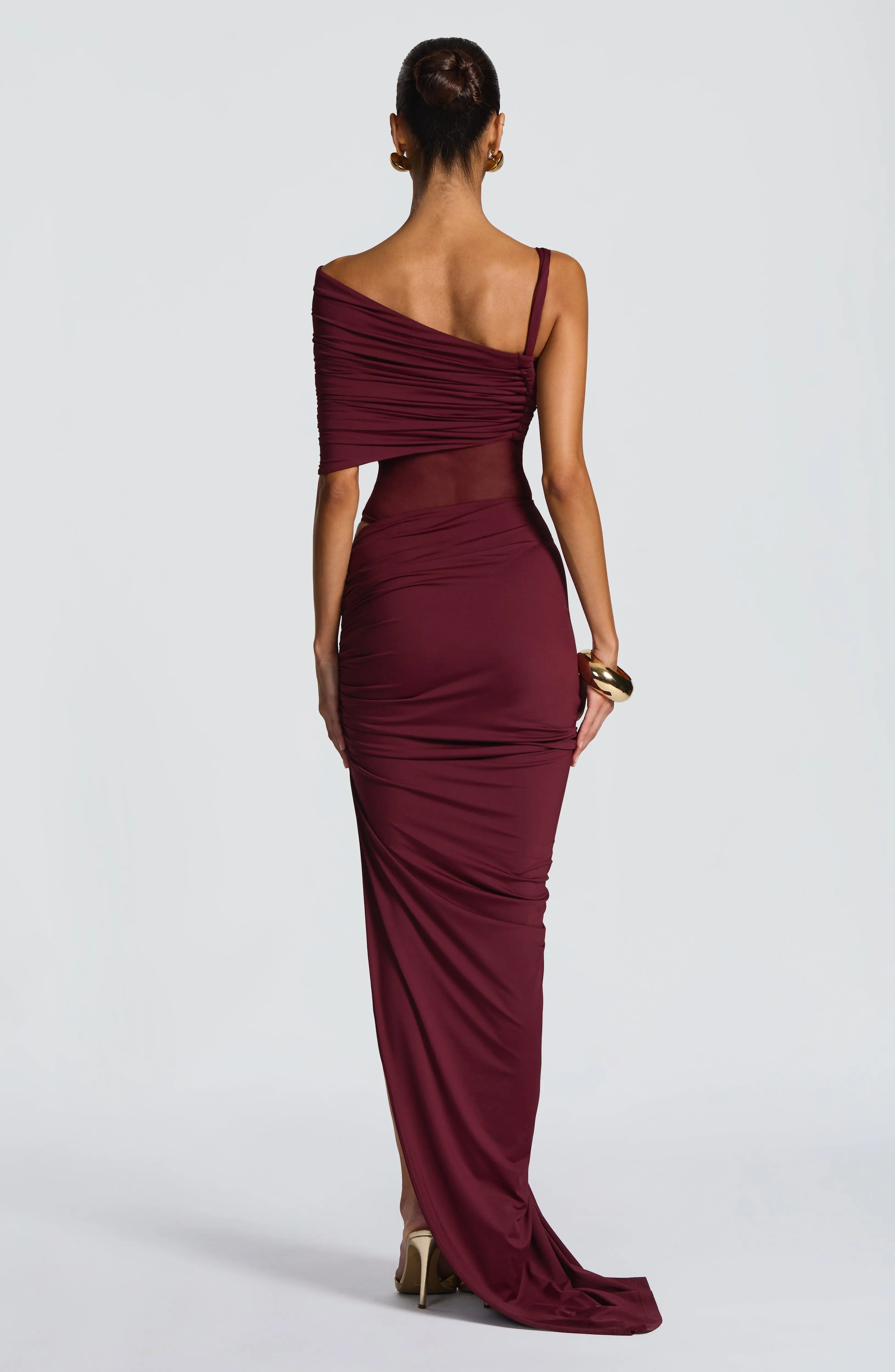 Henrietta Maxi Skirt - Cherry Lacquer - Image 4