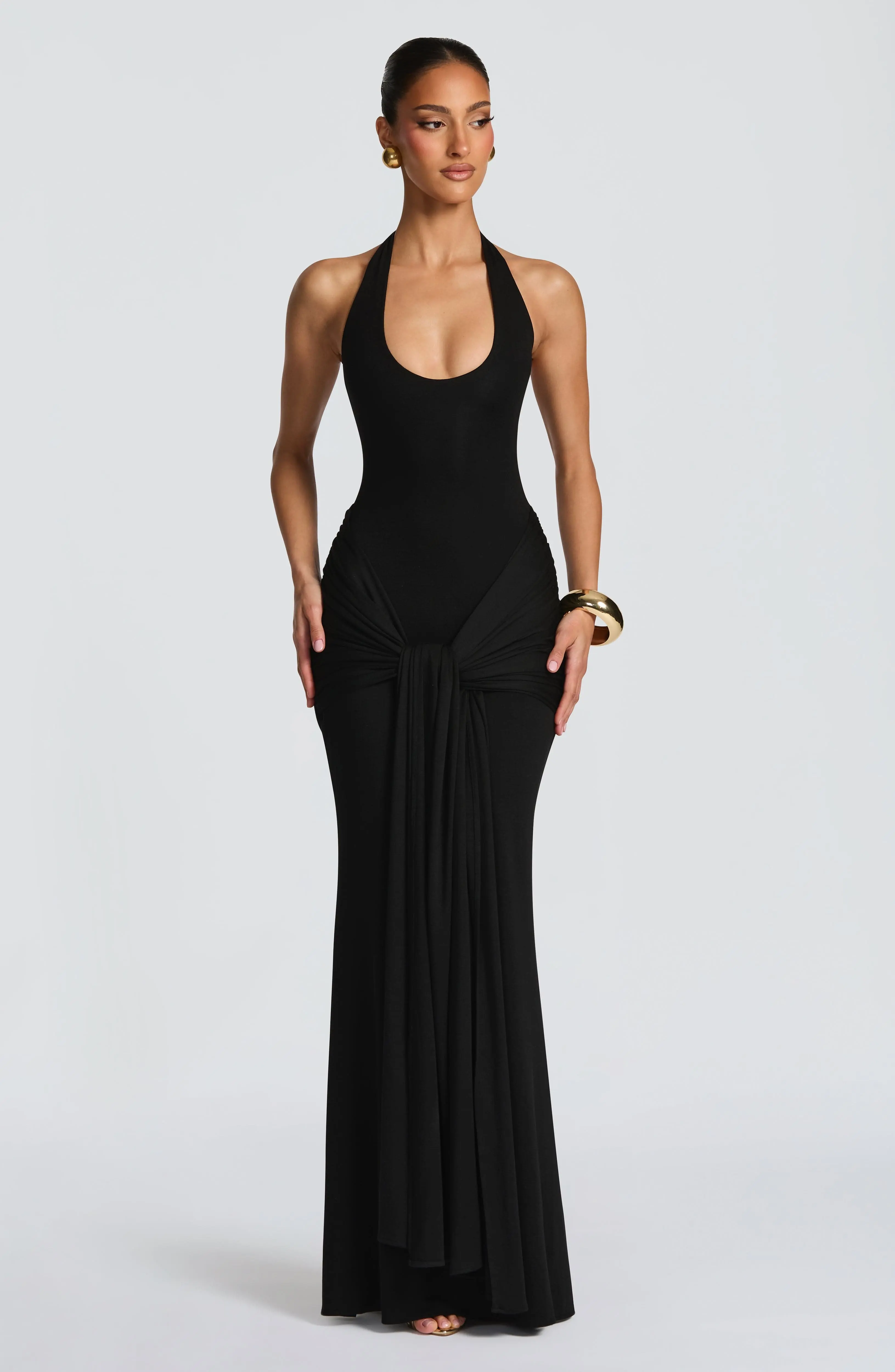 Veneda Maxi Dress - Black - Image 5
