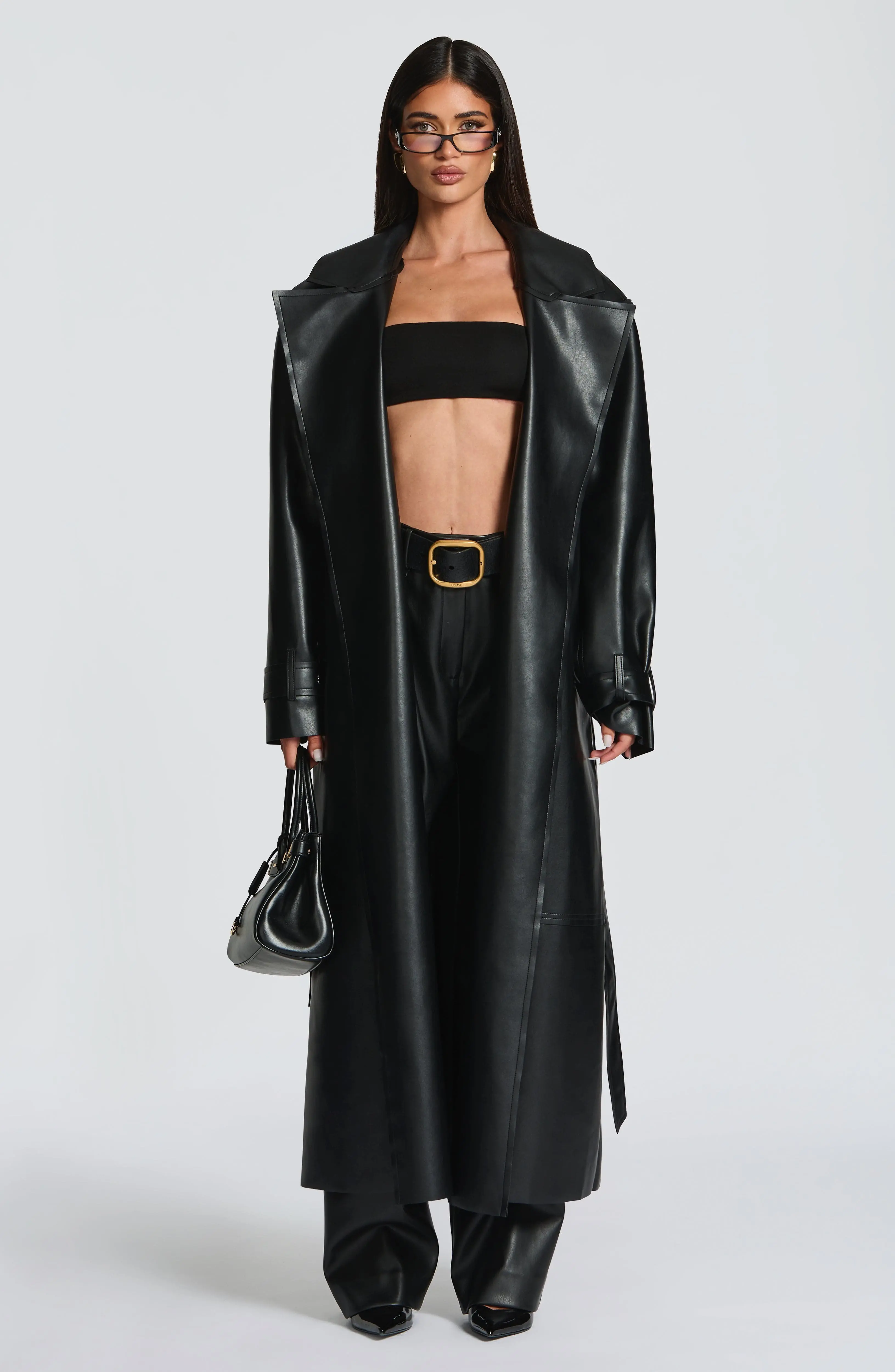 Bridget Trench Coat - Black - Image 11
