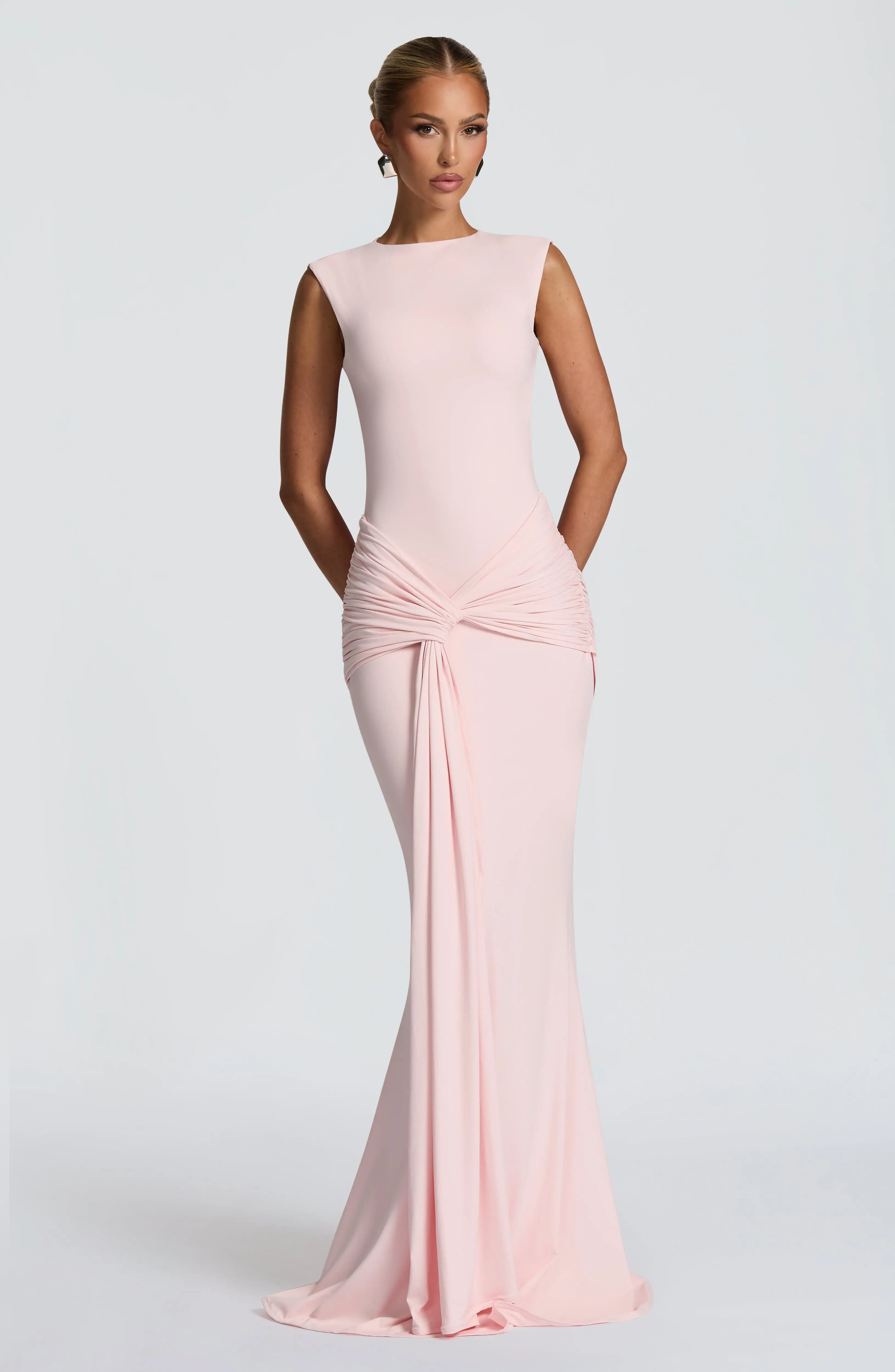 Lorenza Maxi Dress - Blush - Image 13