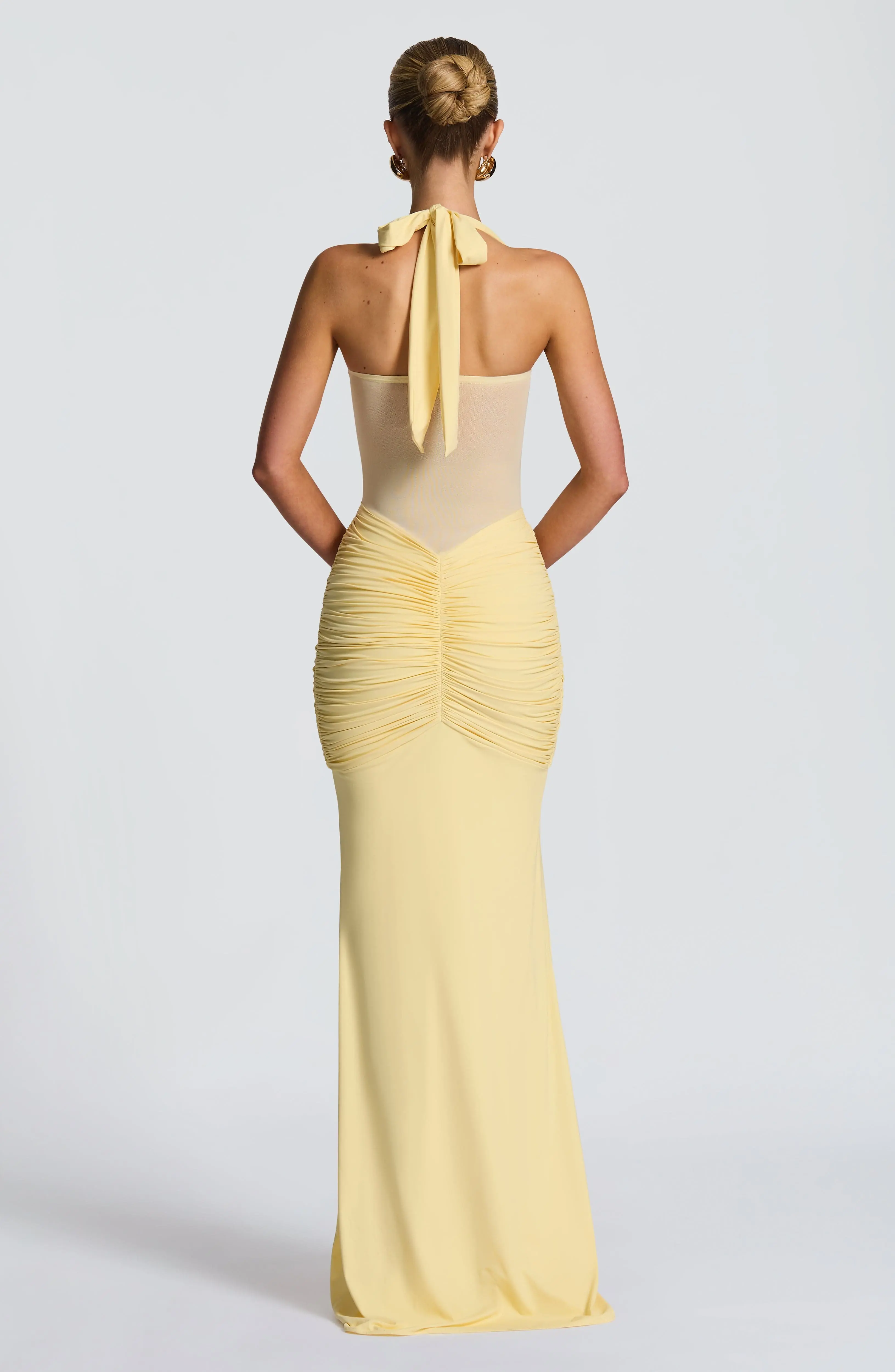Vixen Maxi Dress - Lemon - Image 3