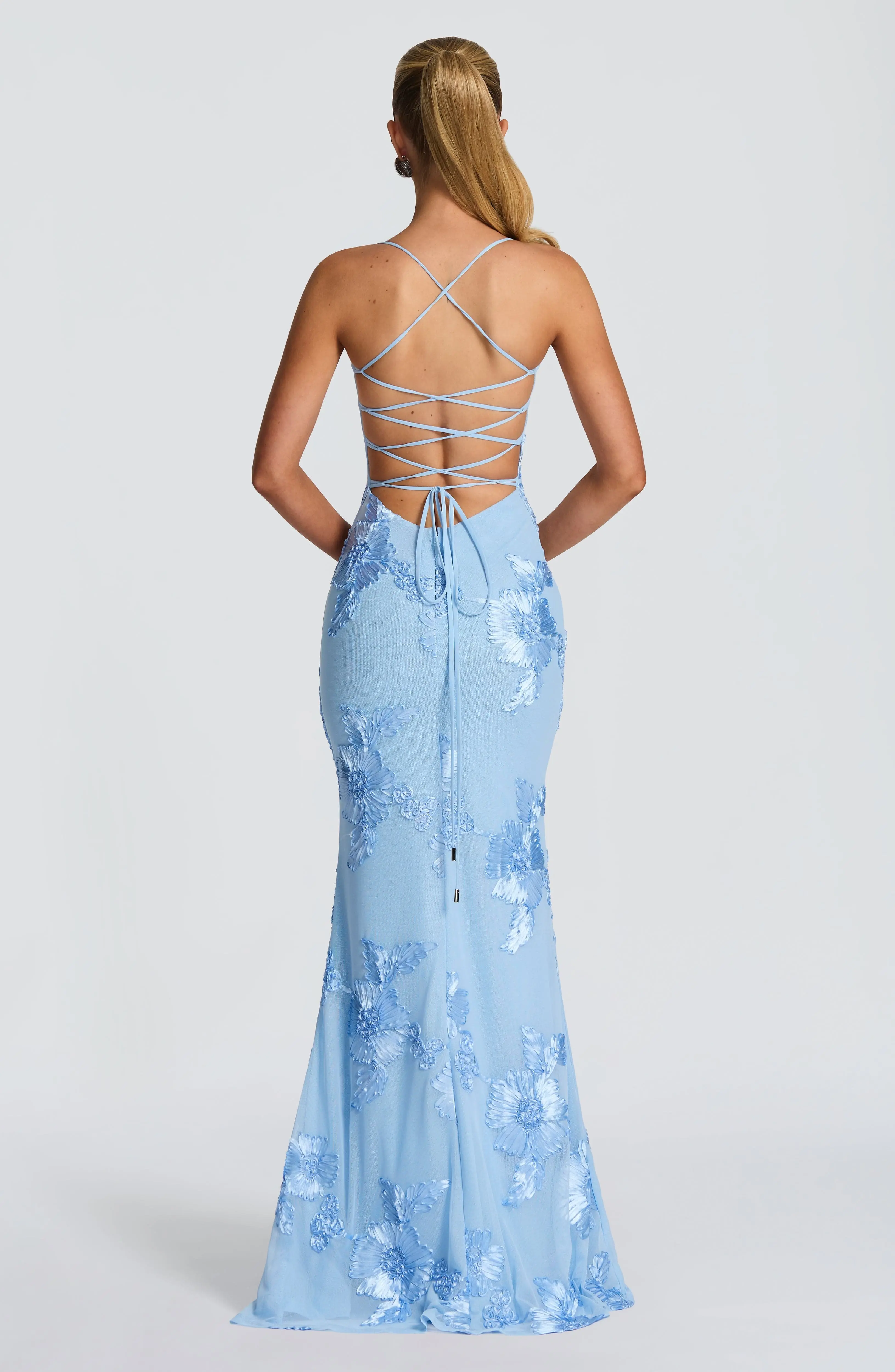 Nefertiti Maxi Dress - Glacier Blue - Image 2