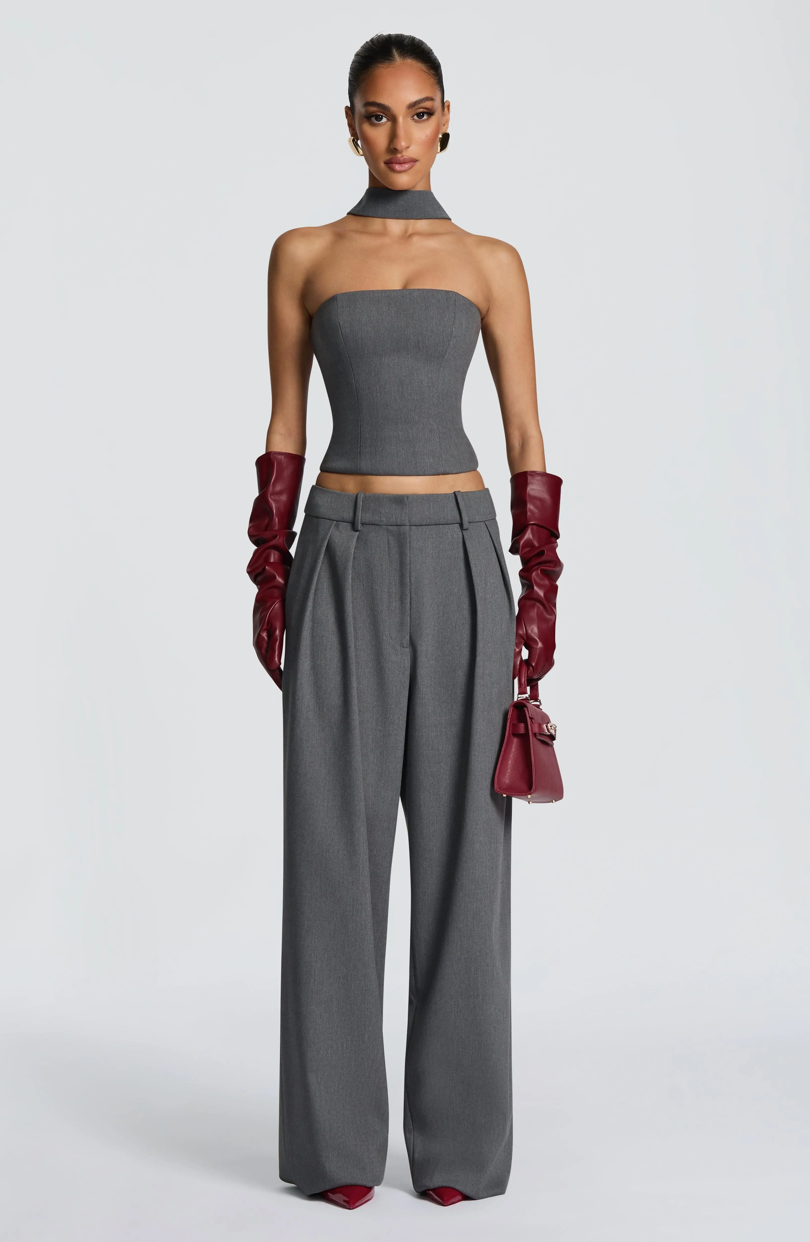 Frankie Gloves - Burgundy - Image 5