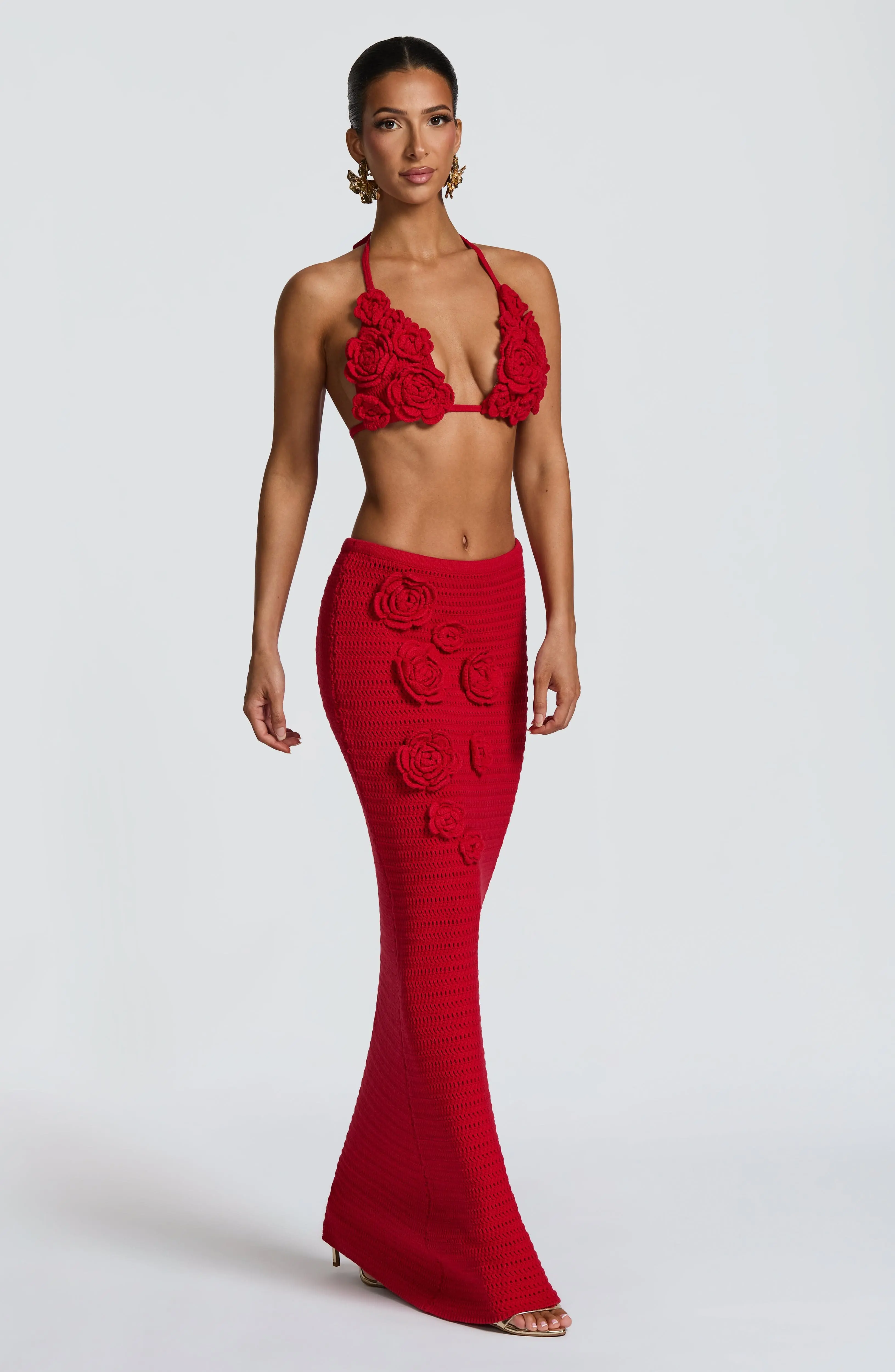 Nerida Top - Red - Image 3