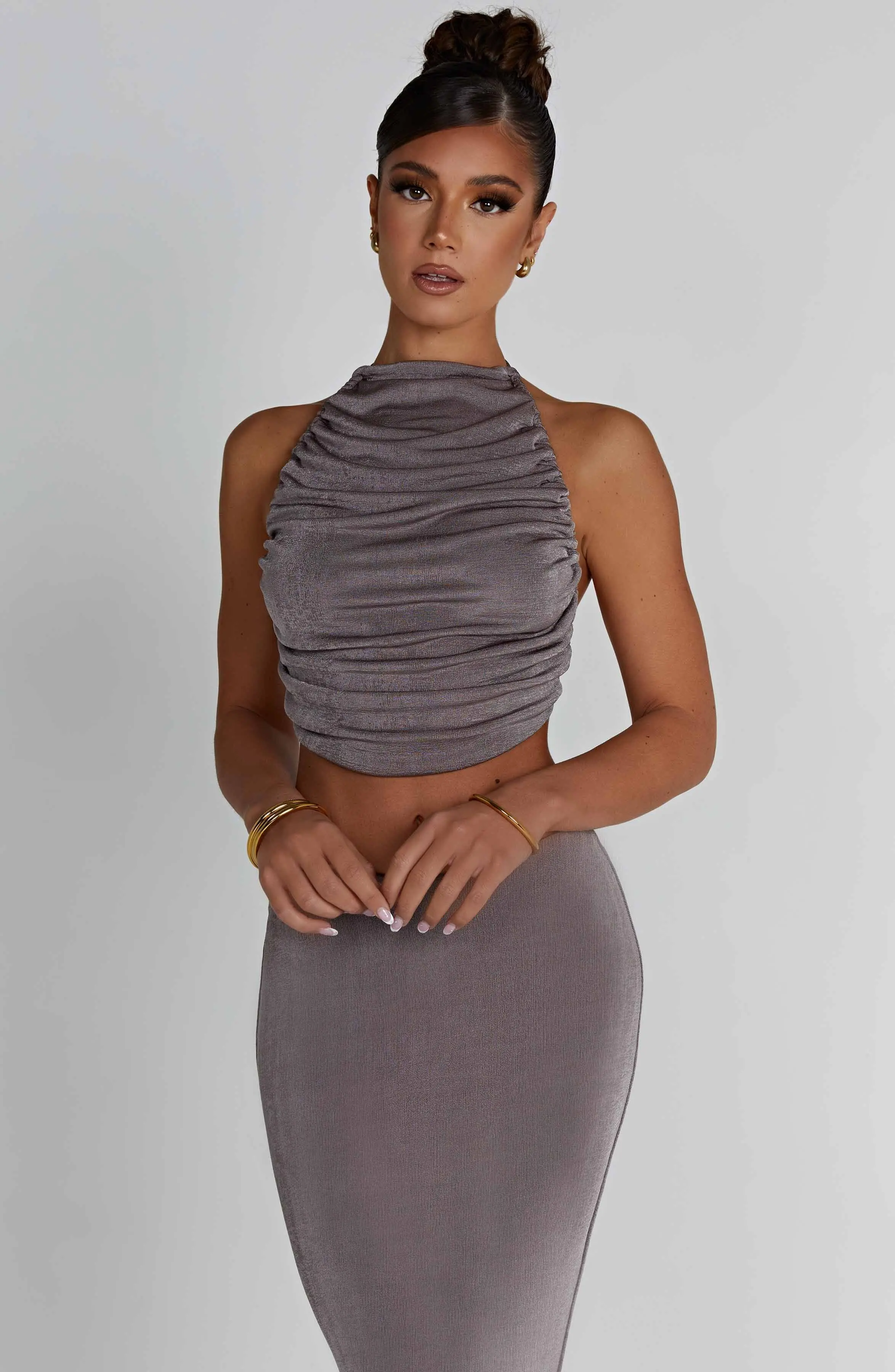 Fifi Top - Charcoal - Image 7
