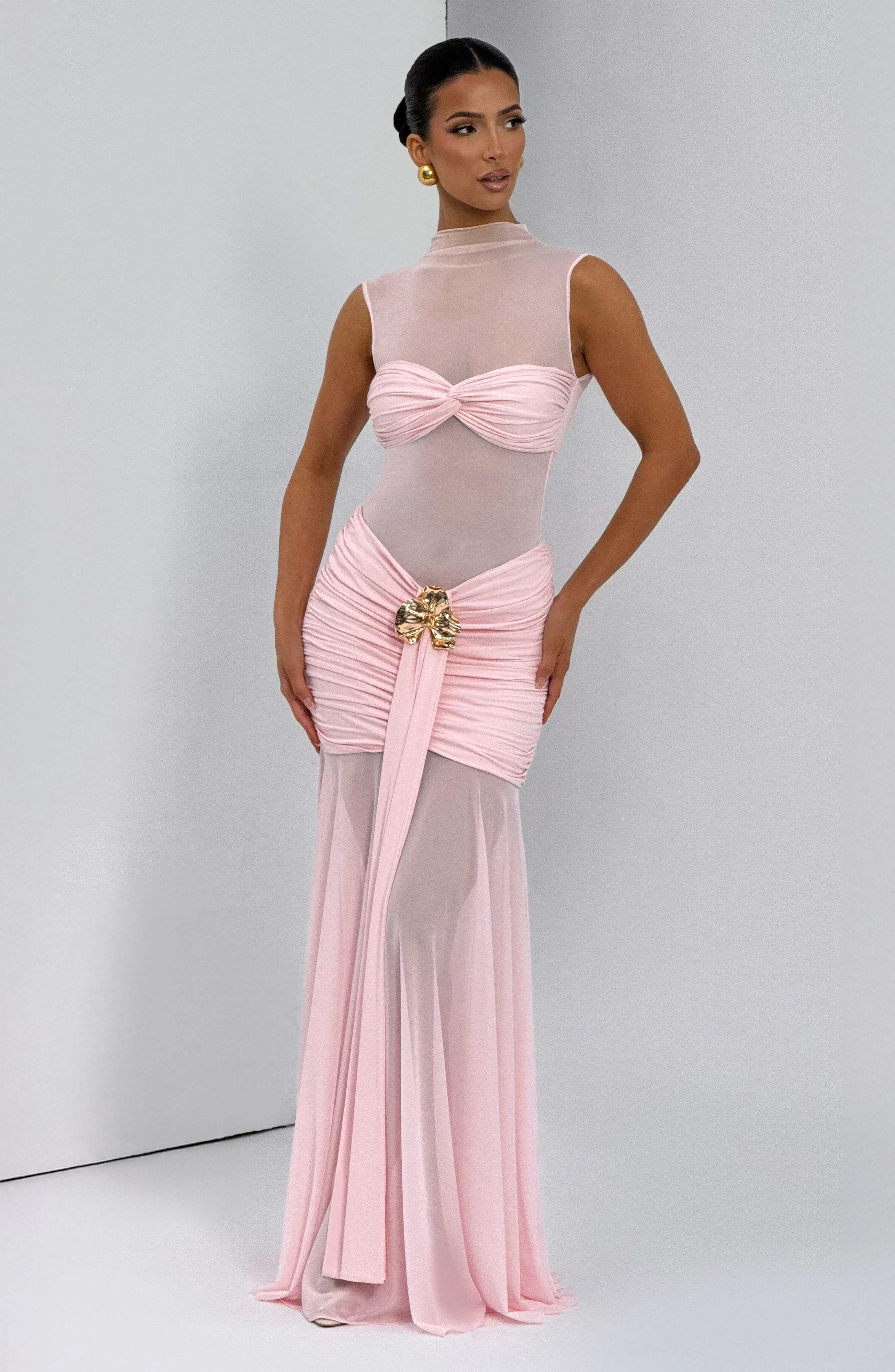 Fae Maxi Skirt - Blush - Image 8