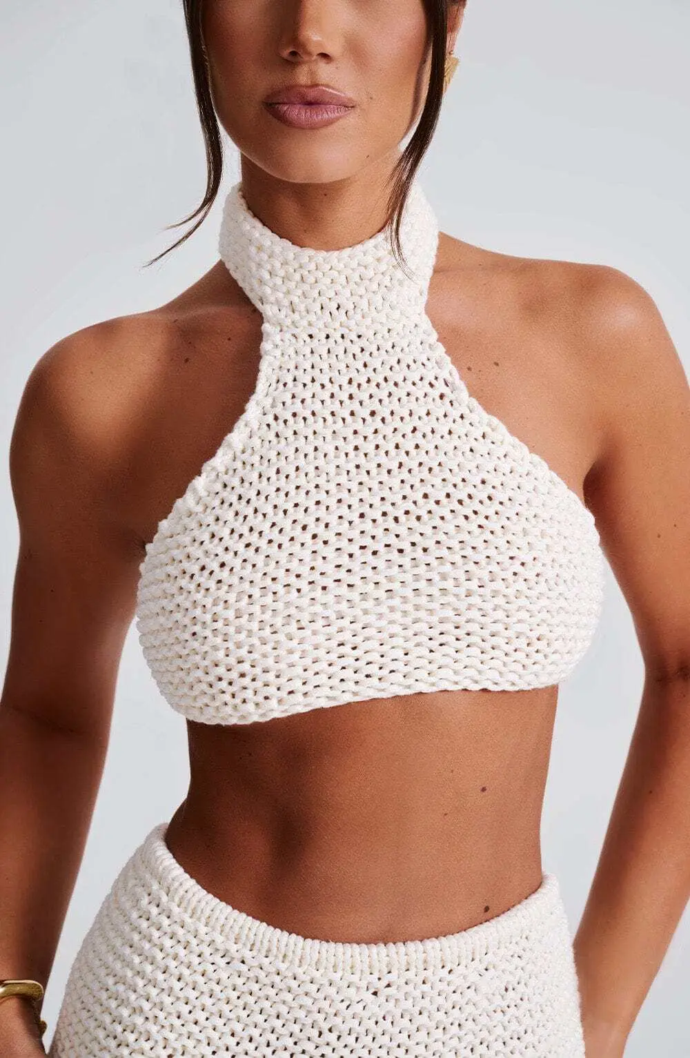 Margot Halter Top - Ivory - Image 6