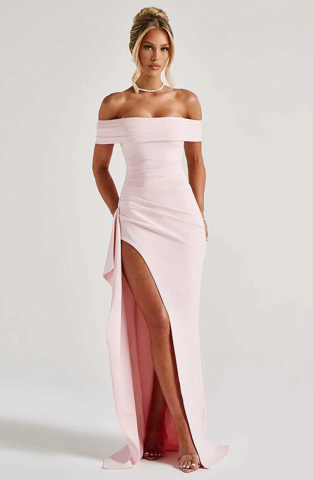 Joyce Maxi Dress - Blush - Image 2