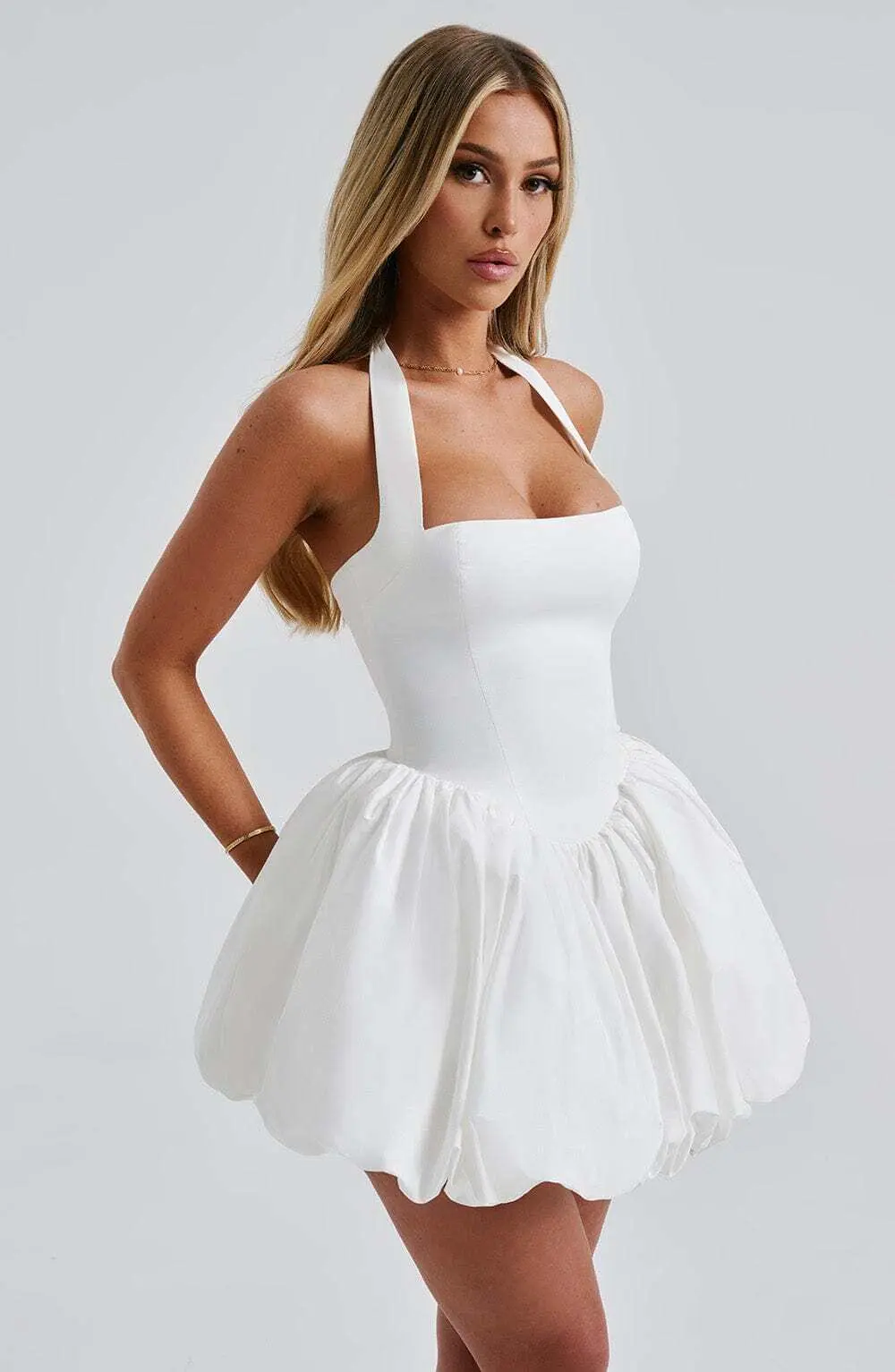 Maricia Mini Dress - Ivory - Image 11