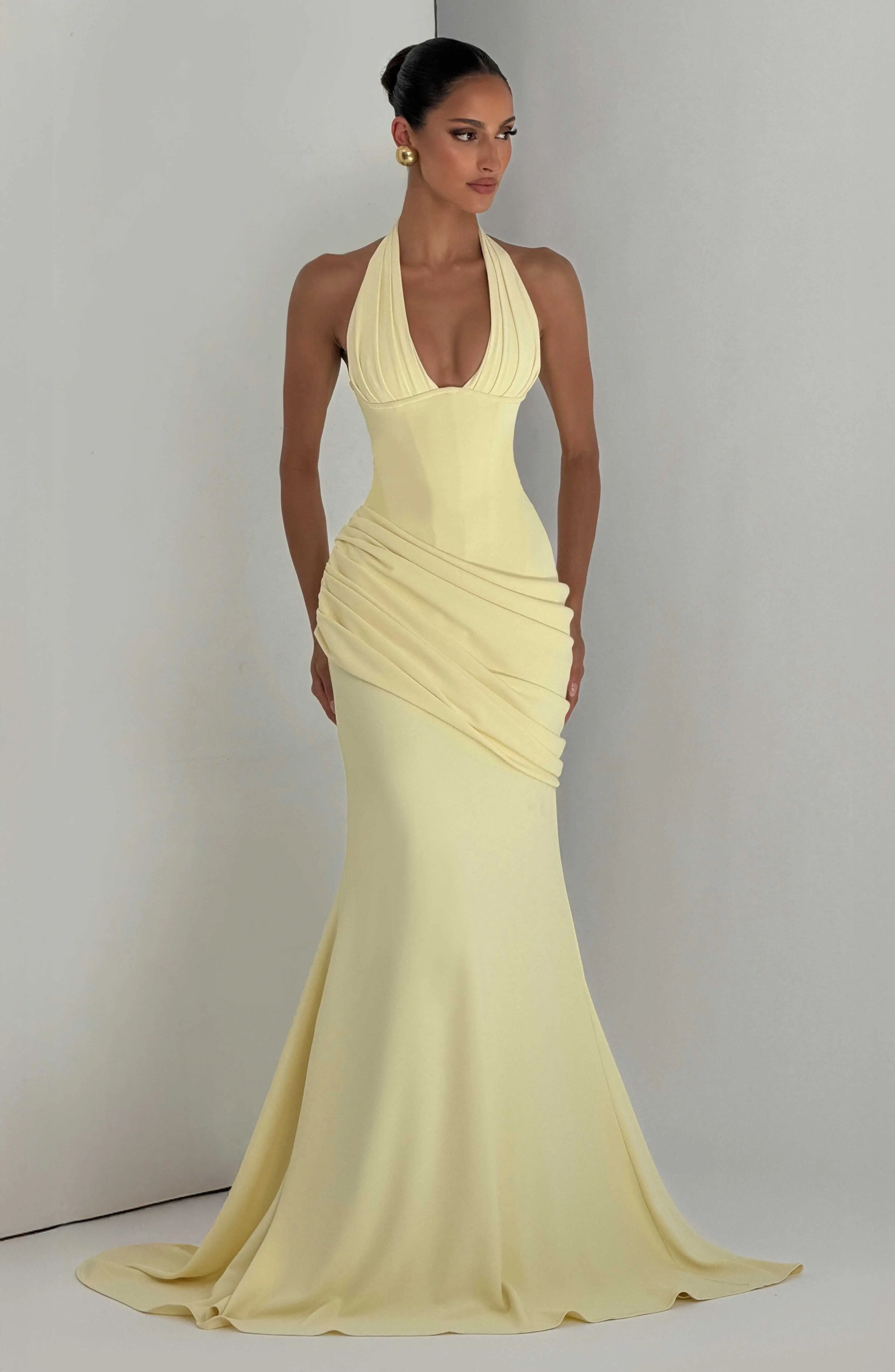 Nehemia Gown - Lemon - Image 7