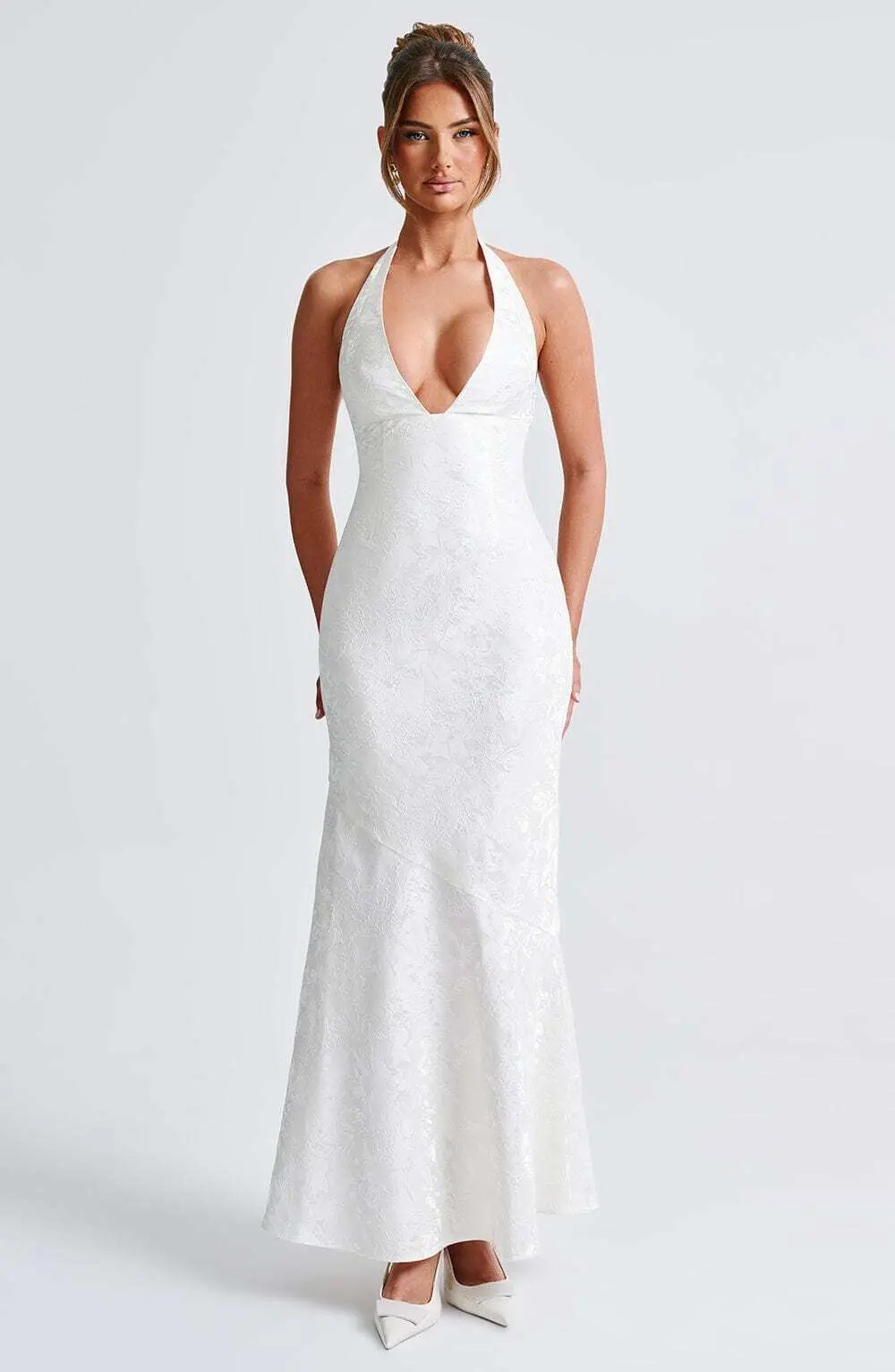 Josephine Maxi Dress - Ivory - Image 9