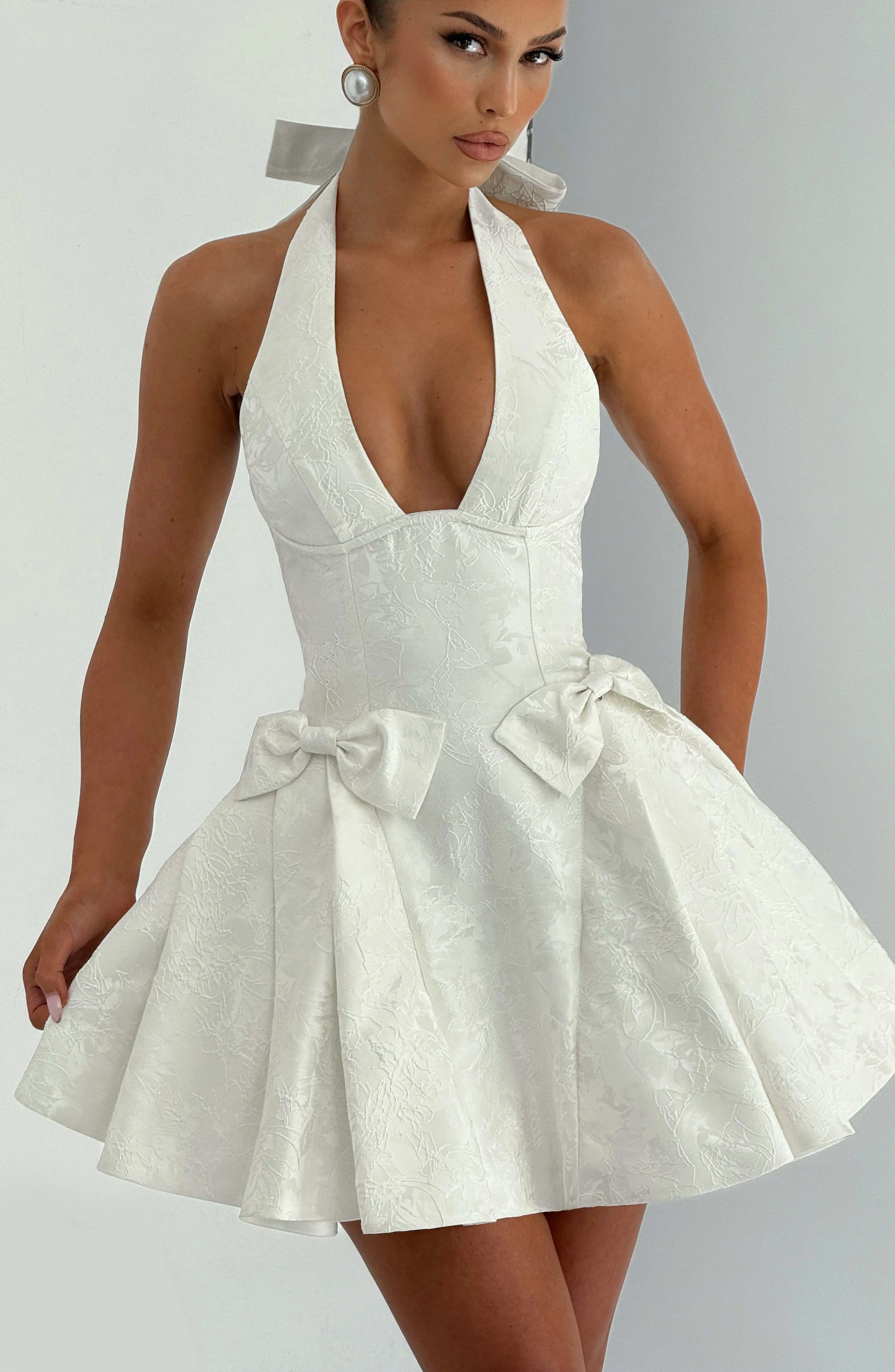 Jocelyn Mini Dress - Ivory