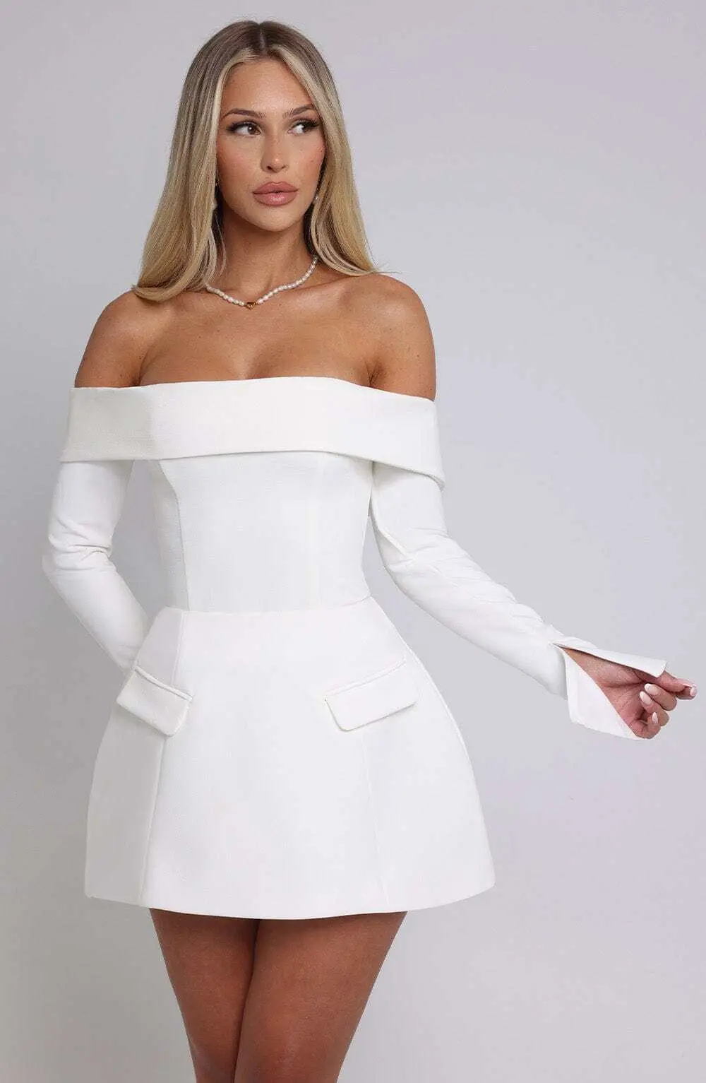 Grace Skort - Ivory - Image 16