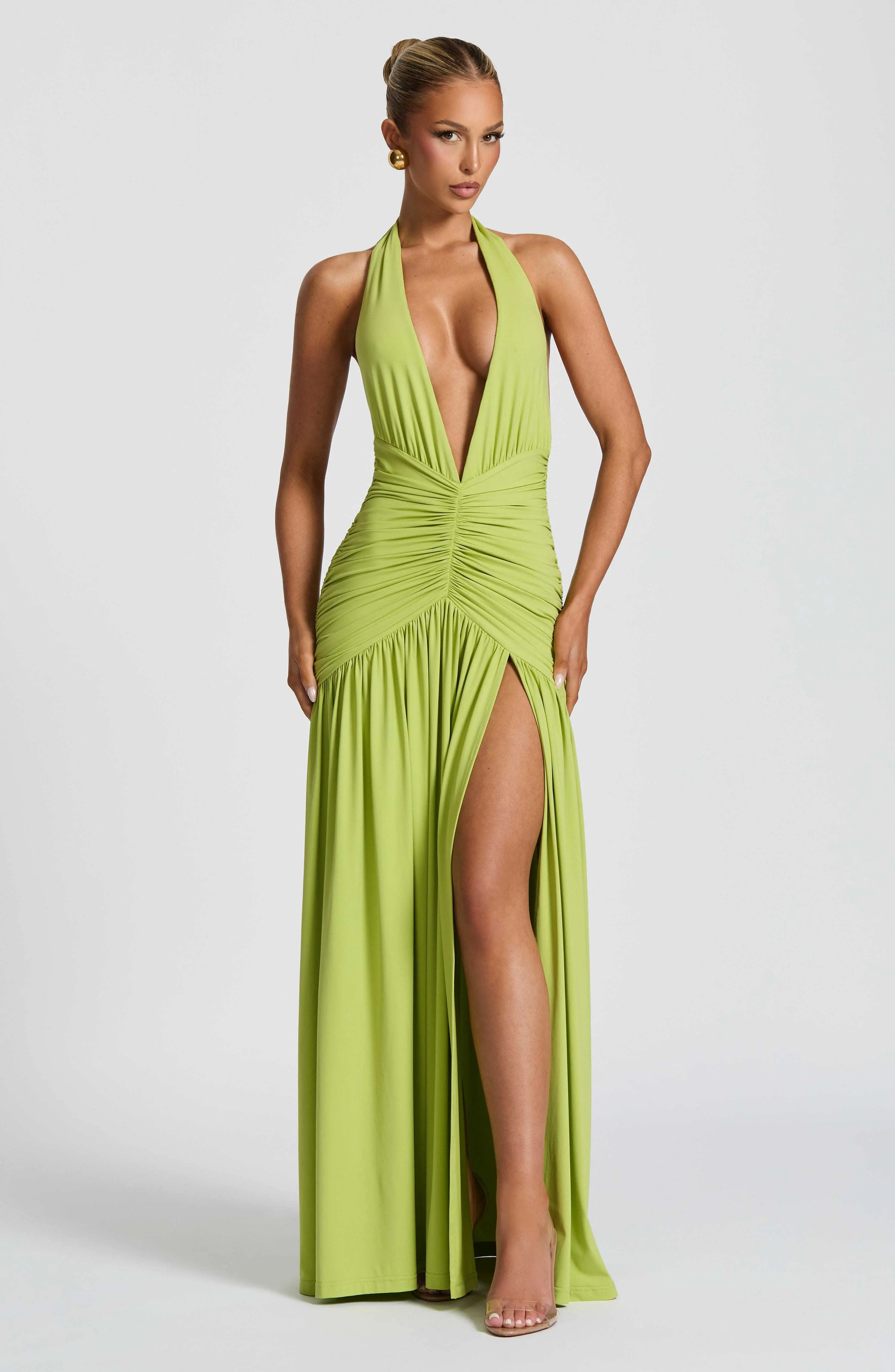 Melania Maxi Dress - Olive