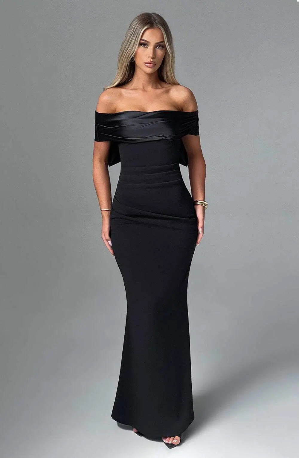 Joanna Maxi Dress - Black - Image 2