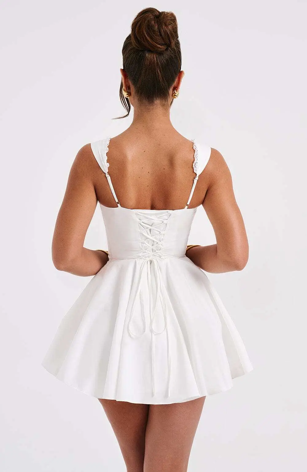 Antonella Mini Dress - Ivory - Image 2
