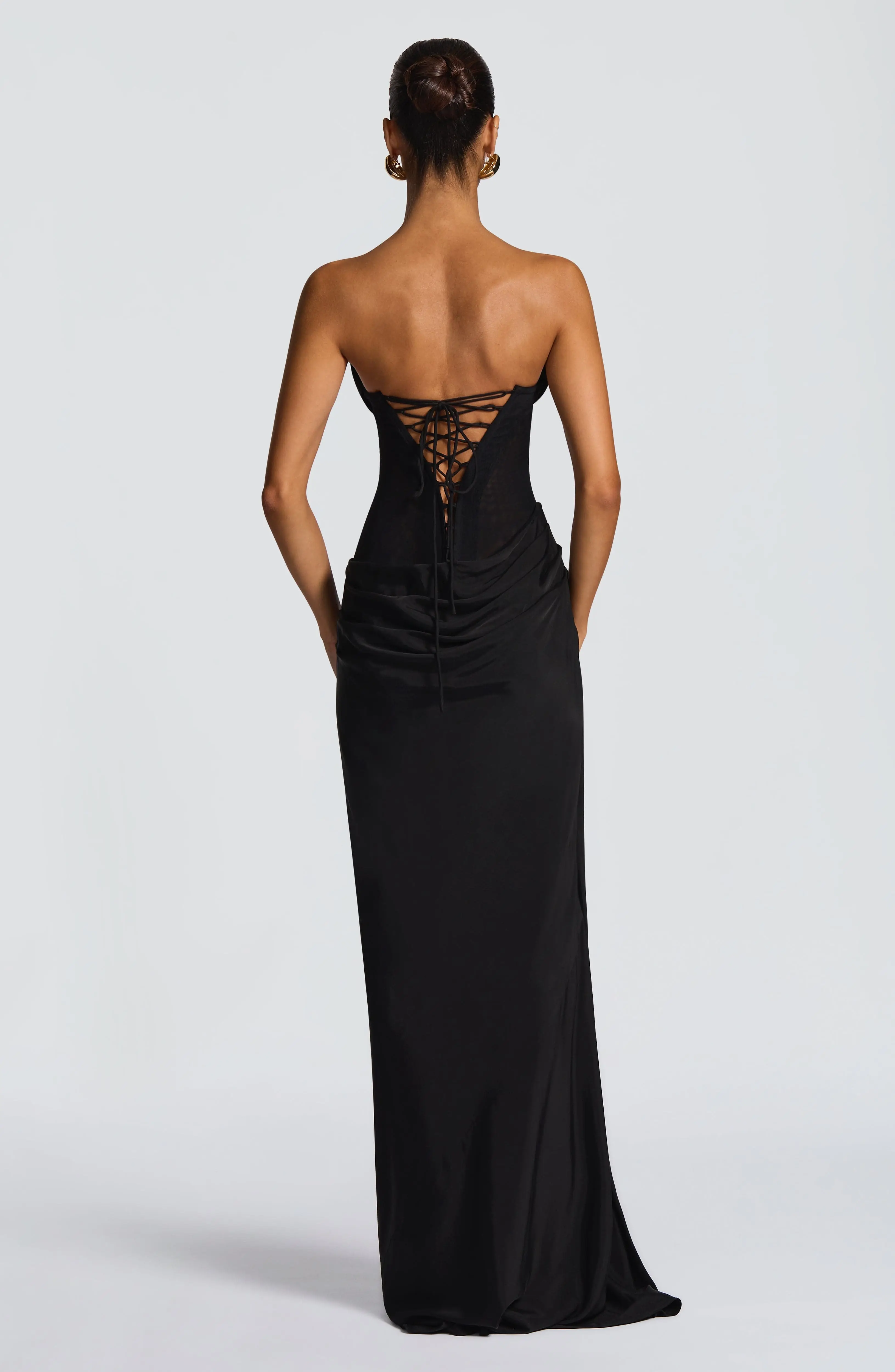 Liora Maxi Dress - Black - Image 4
