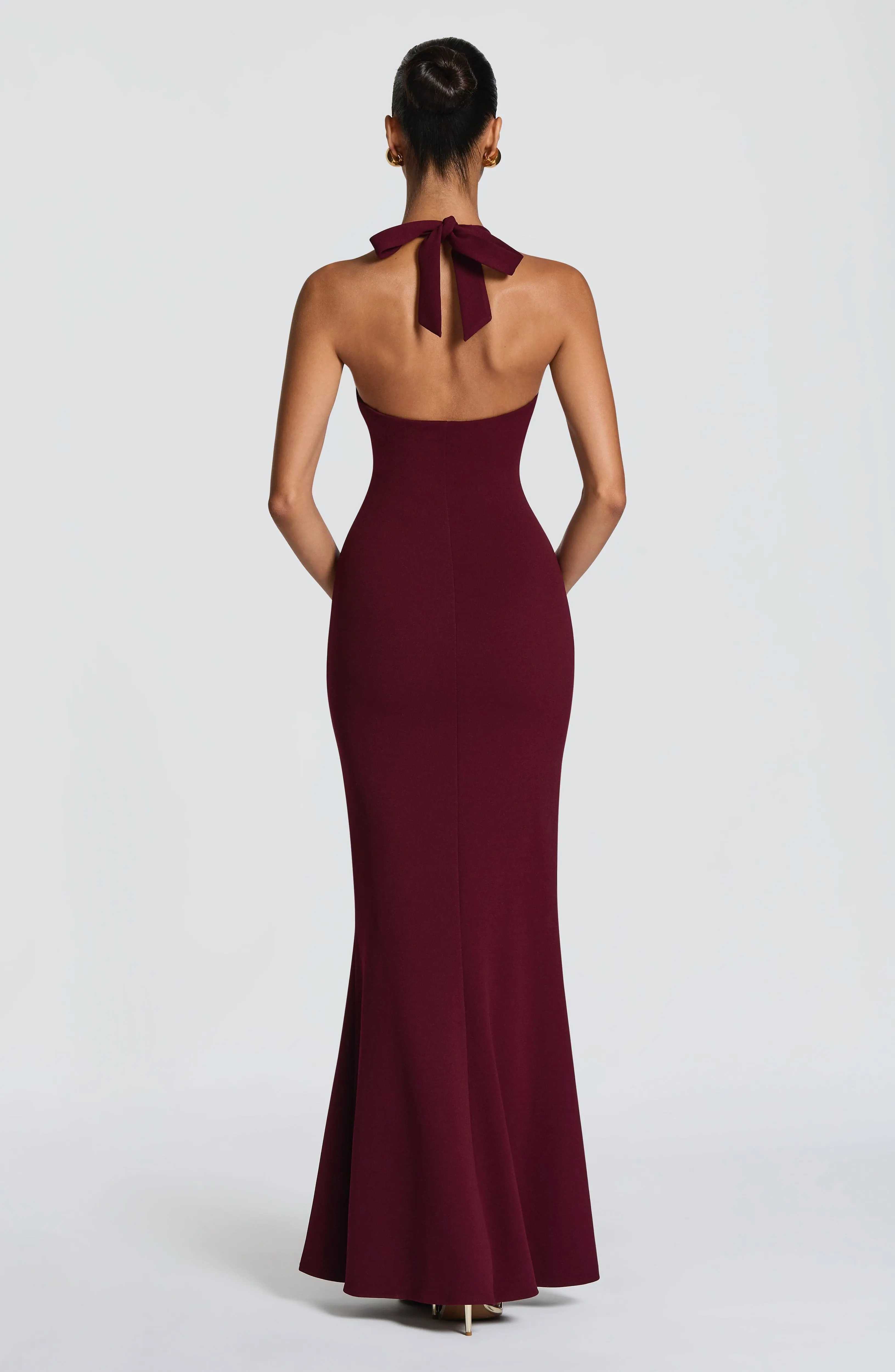 Fern Maxi Dress - Cherry Lacquer - Image 2
