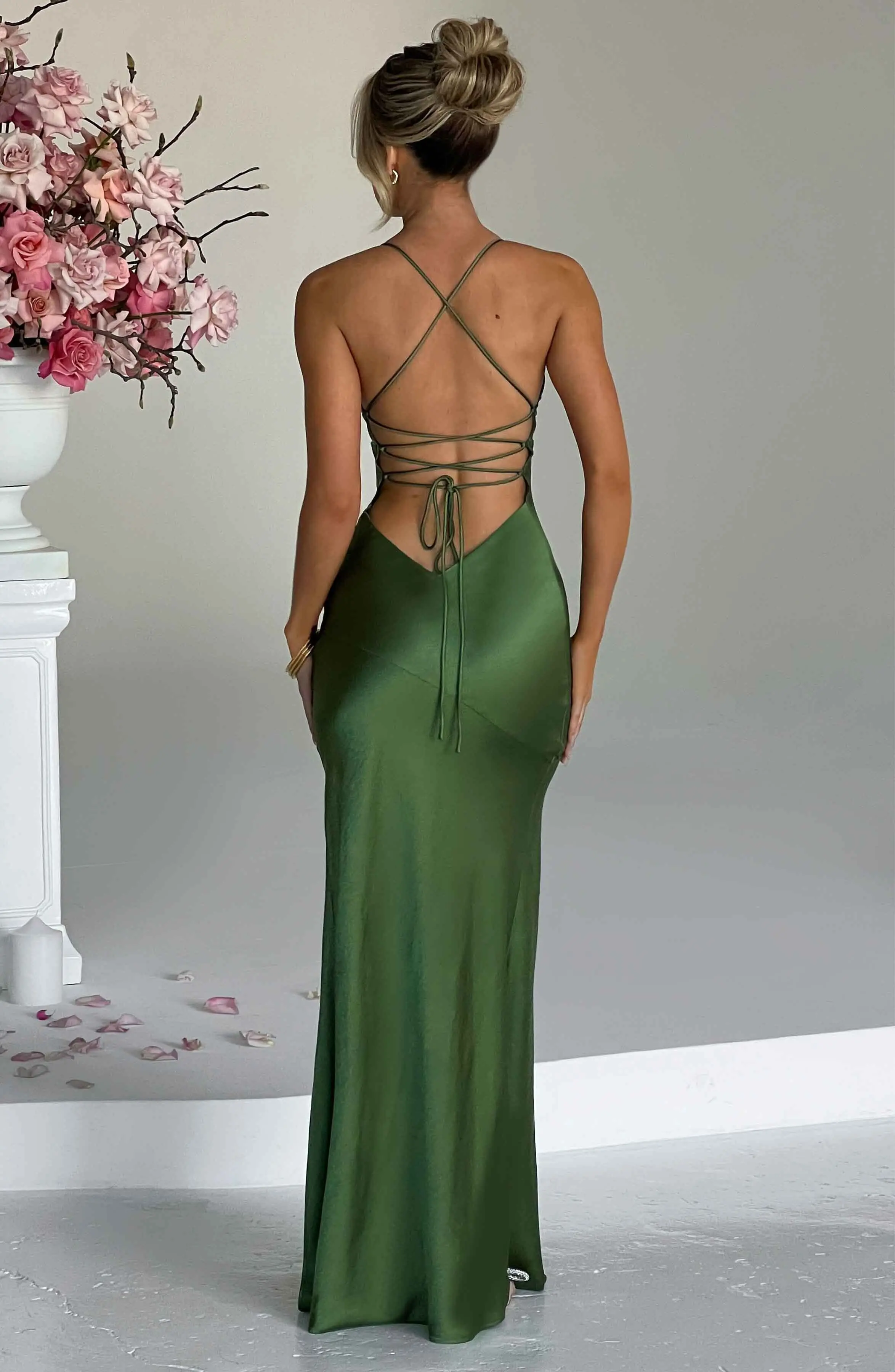 Isobel Maxi Dress - Emerald - Image 2