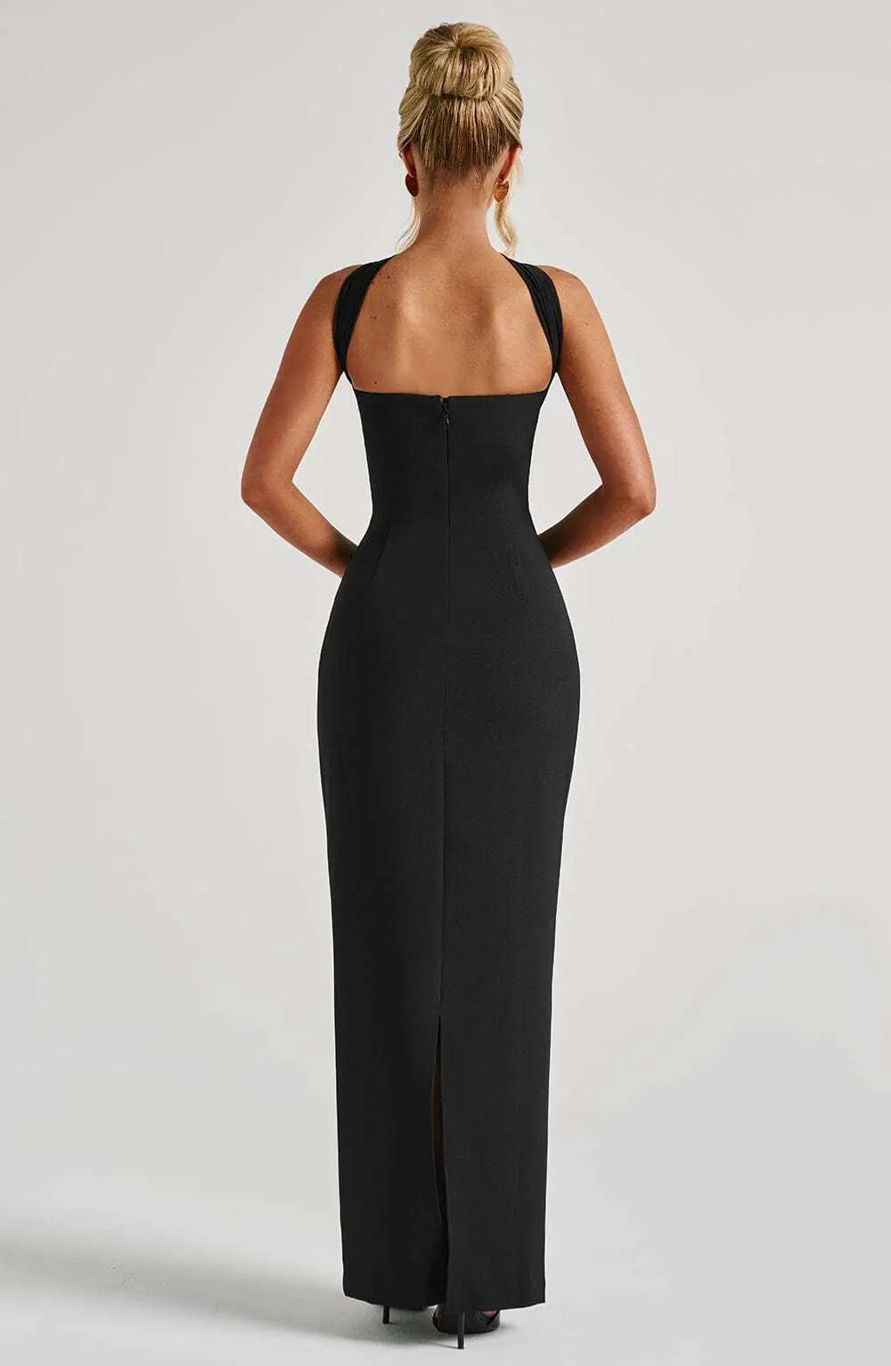 Yulia Maxi Dress - Black - Image 4