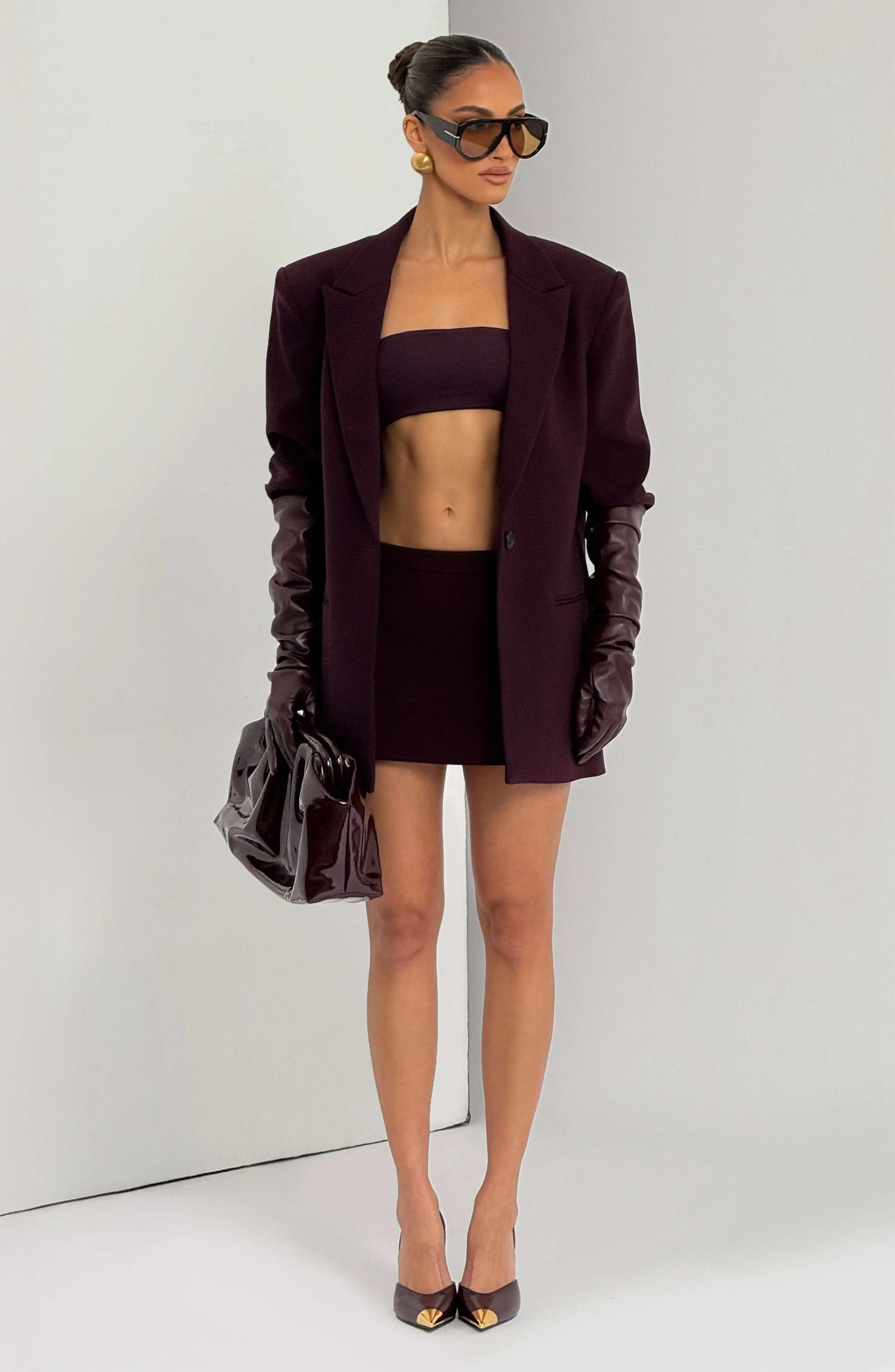 Reece Blazer - Plum - Image 13