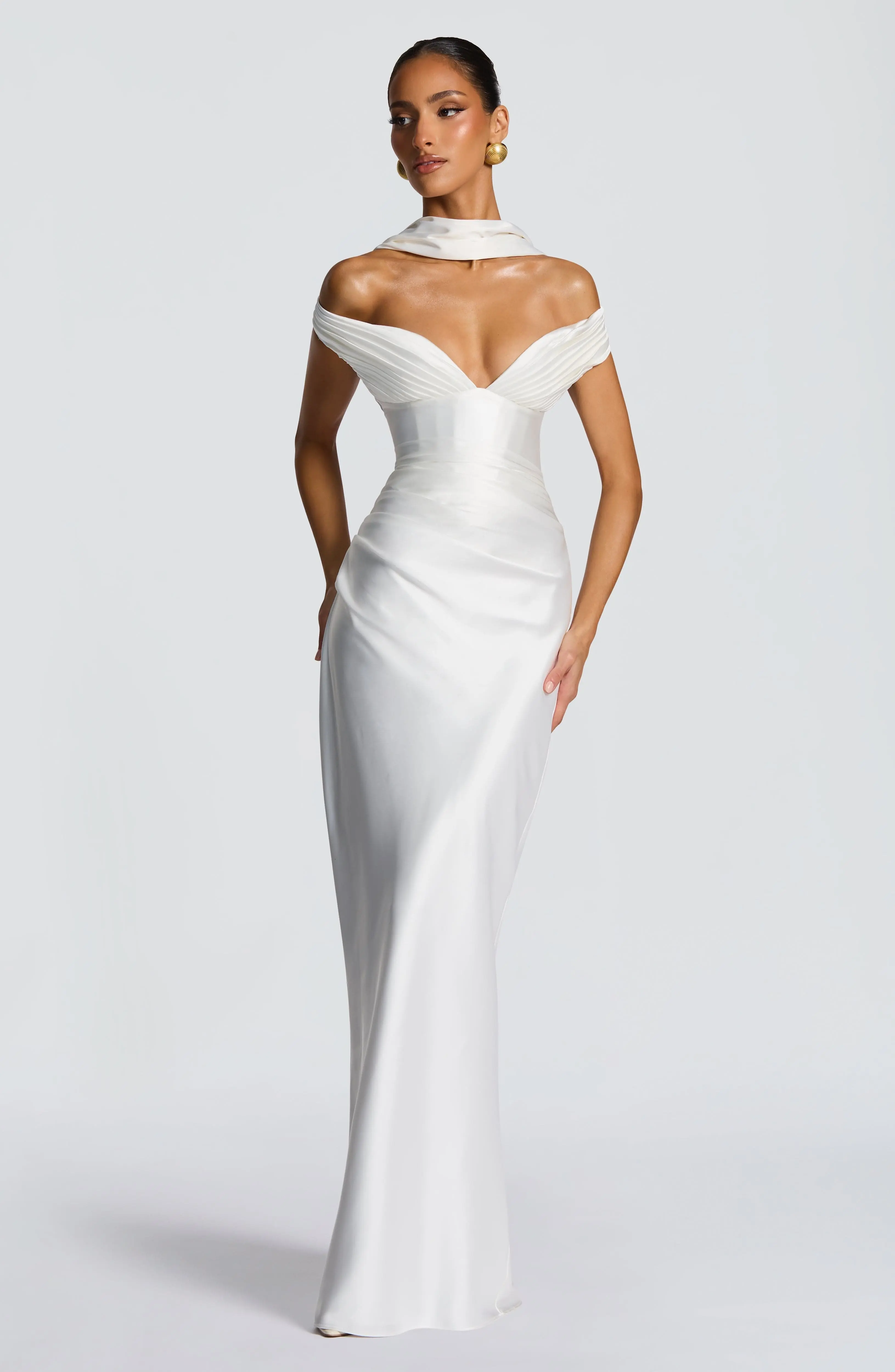Aurelia Maxi Dress - Ivory - Image 12