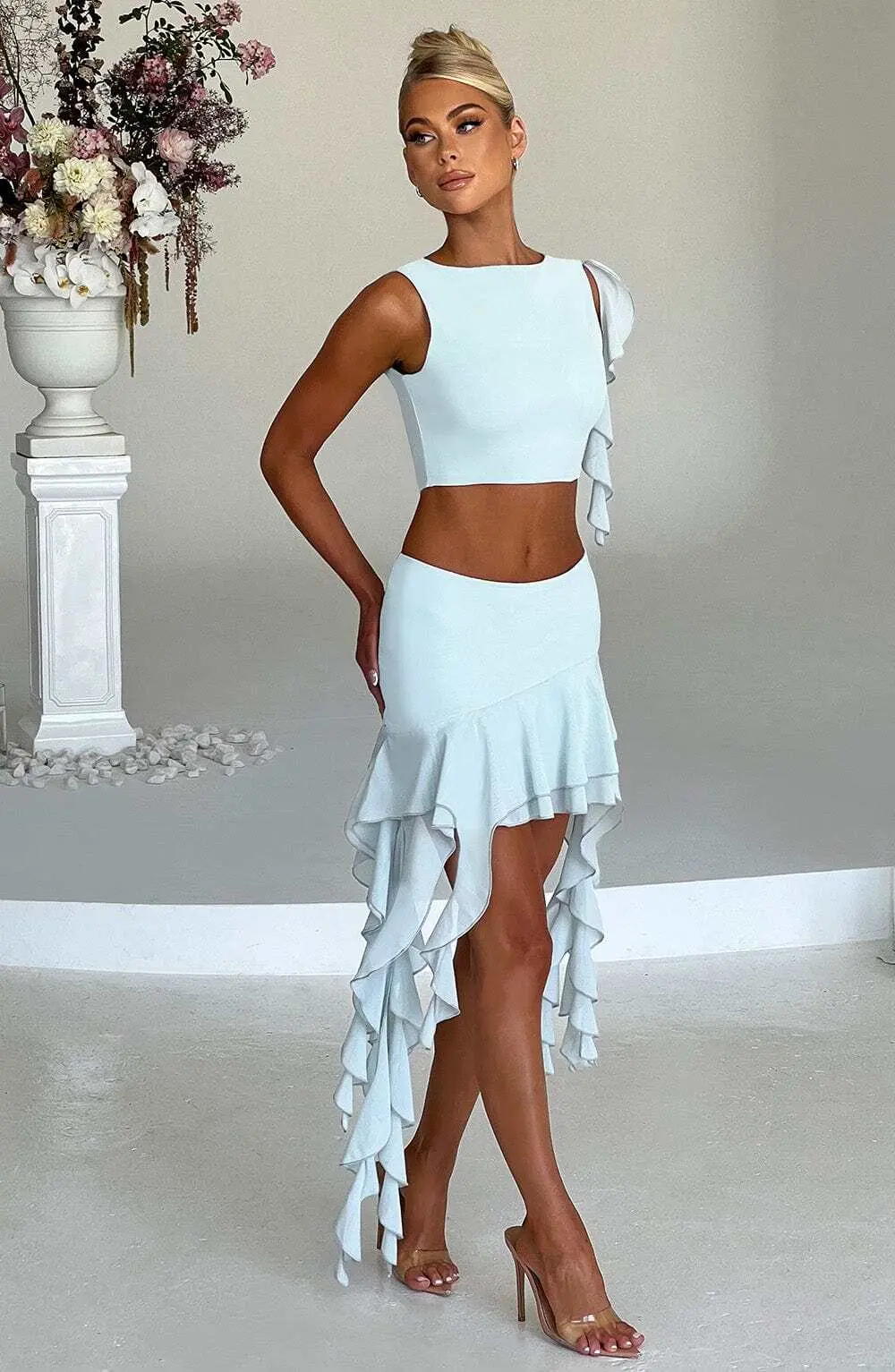 Ferna Mini Skirt - Mint - Image 4