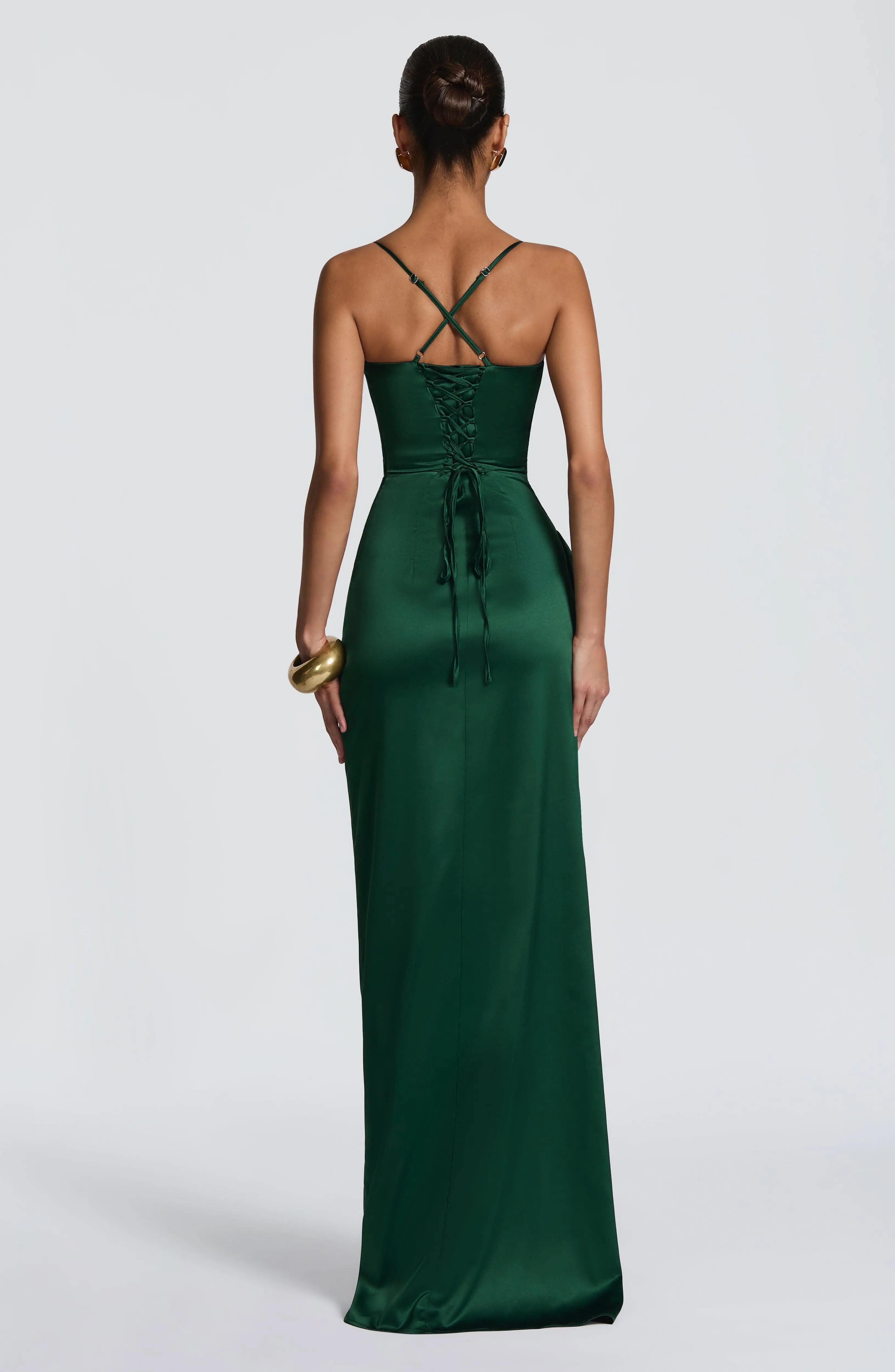 Helen Maxi Dress - Emerald - Image 3