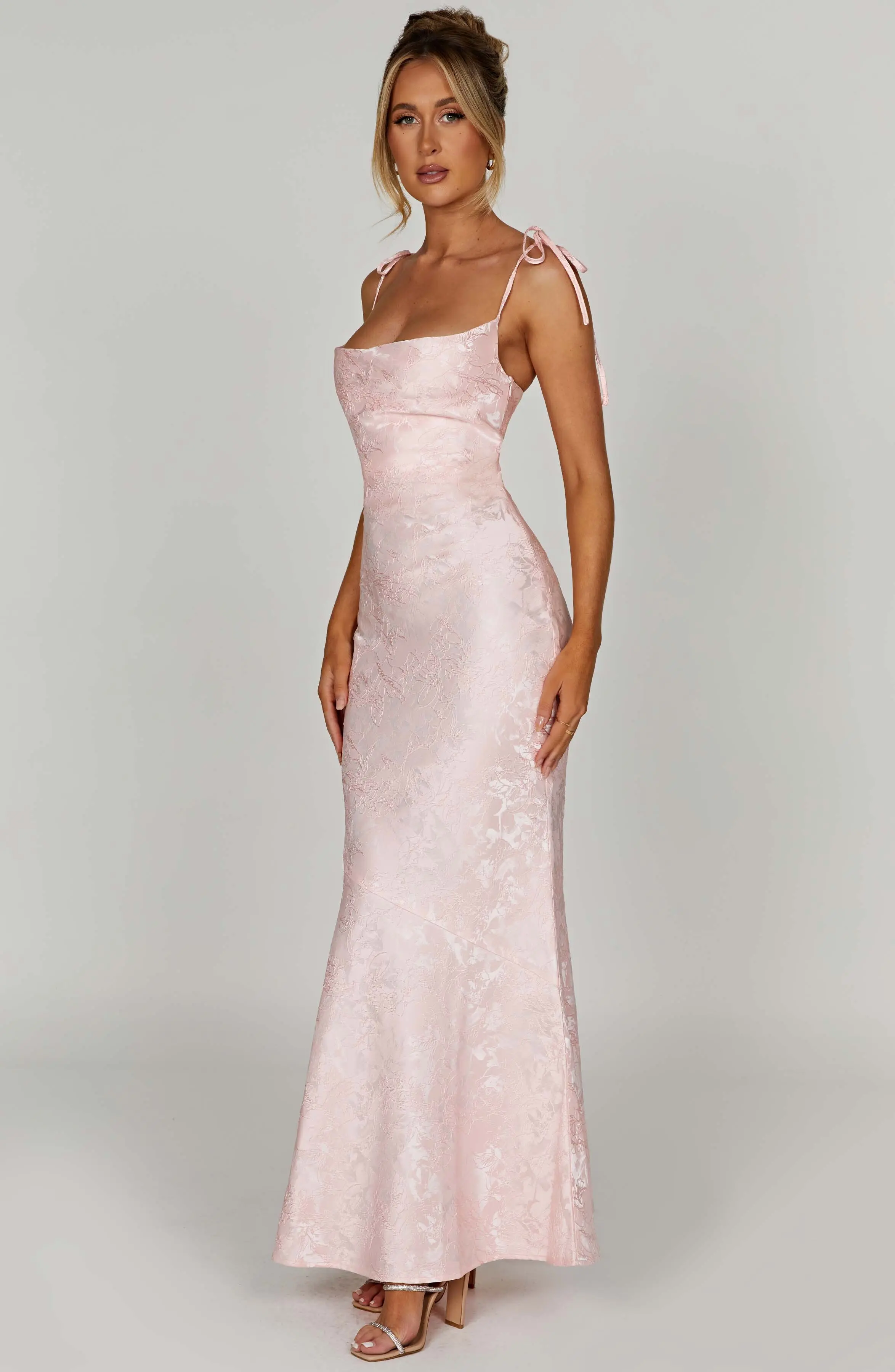 Whitney Maxi Dress - Blush - Image 10