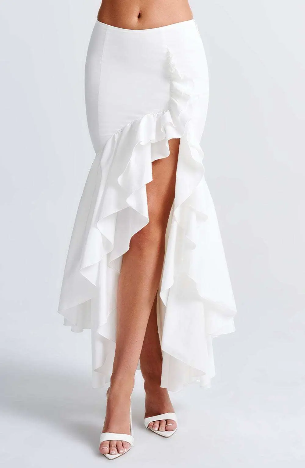 Lavinia Maxi Skirt - Ivory - Image 3