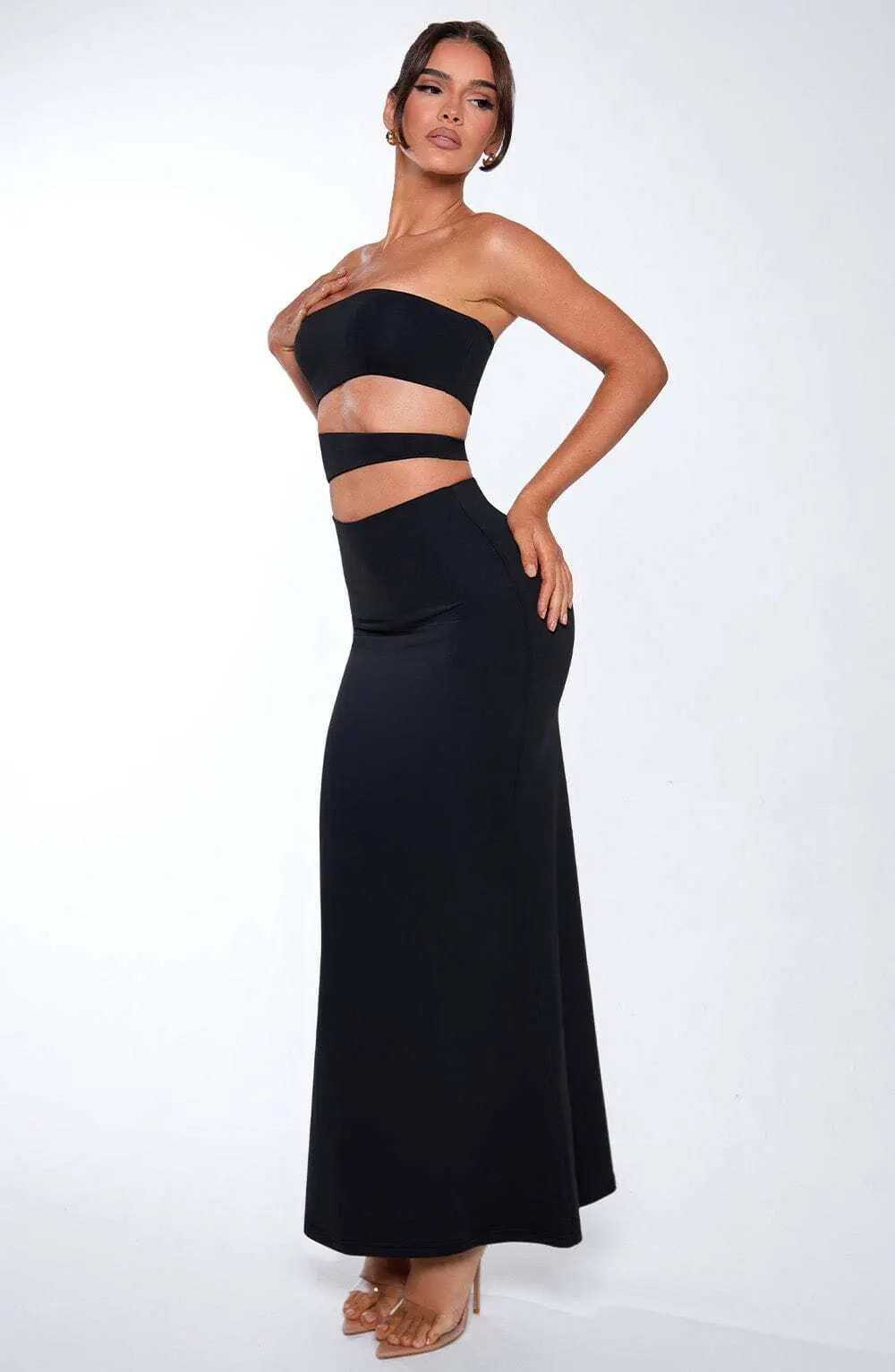 Milia Maxi Dress - Black - Image 7