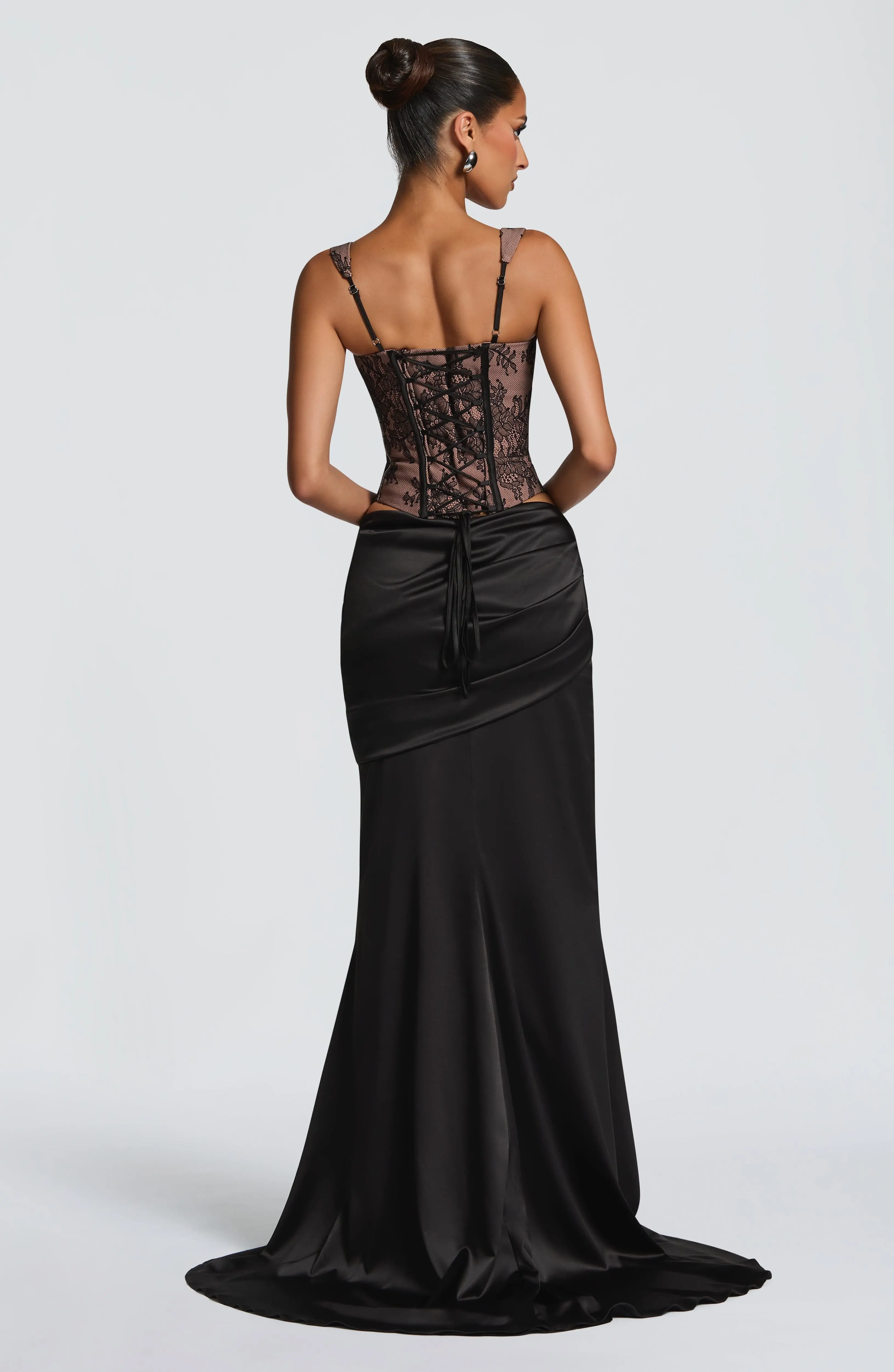 Claudette Maxi Skirt - Black - Image 3